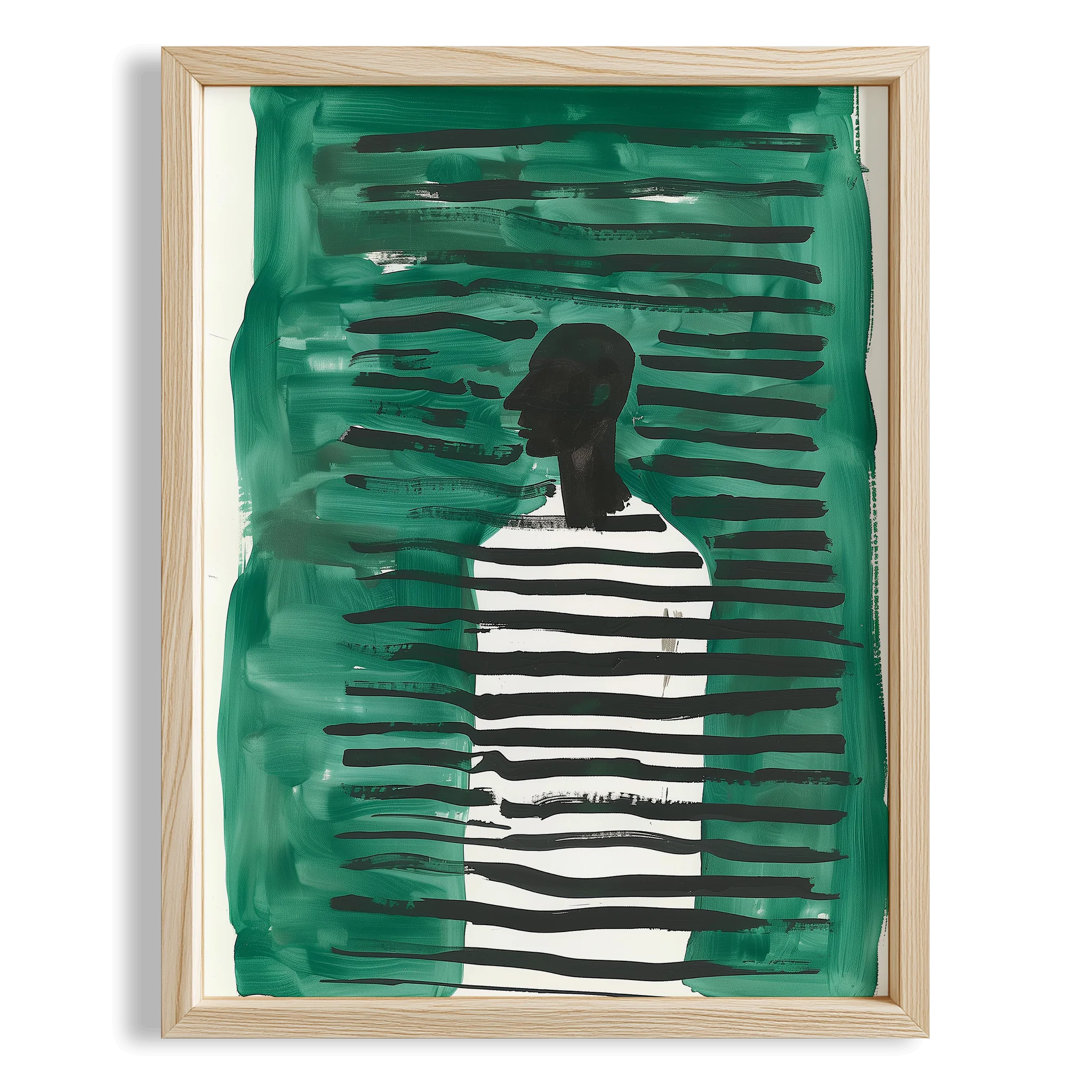 Soyut İnsan Portresi VI - Çizgili