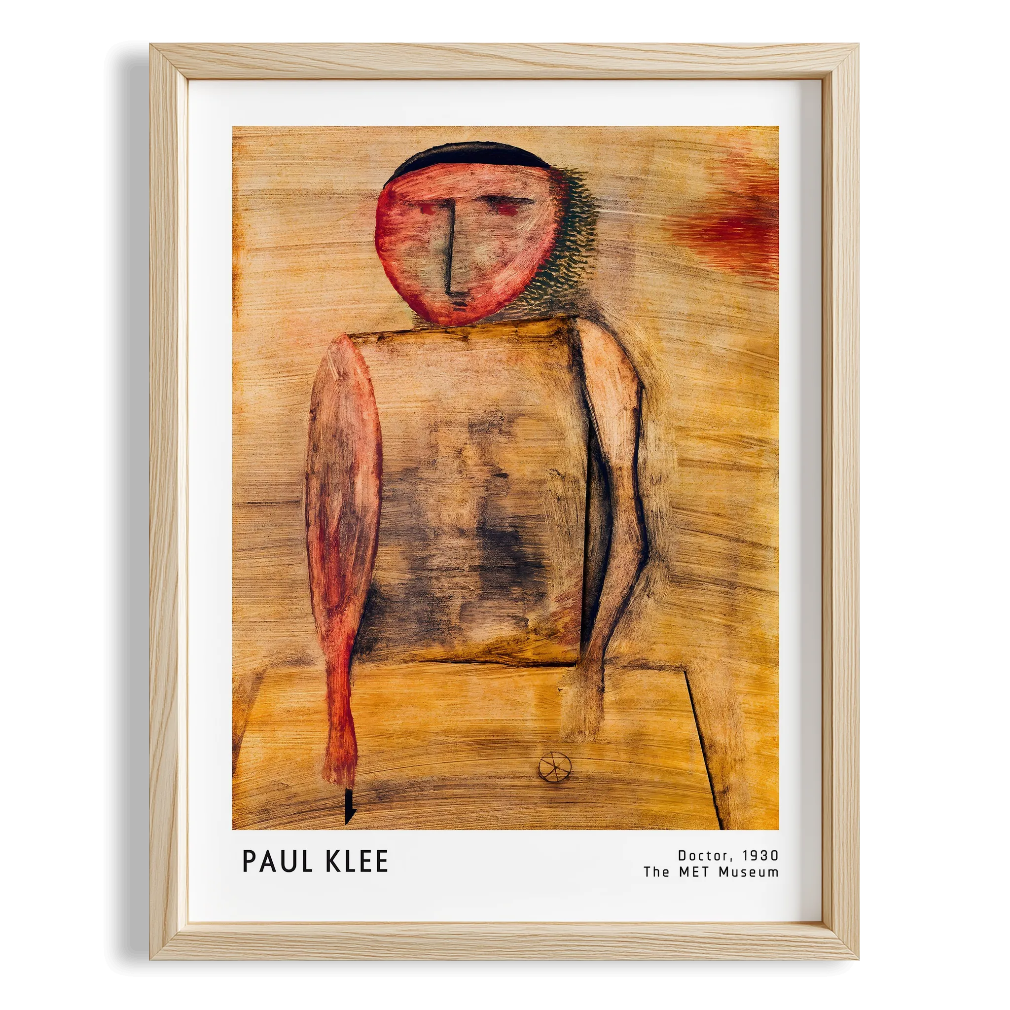 Paul Klee Doktor 1930 Suluboya I Duvar Tablosu