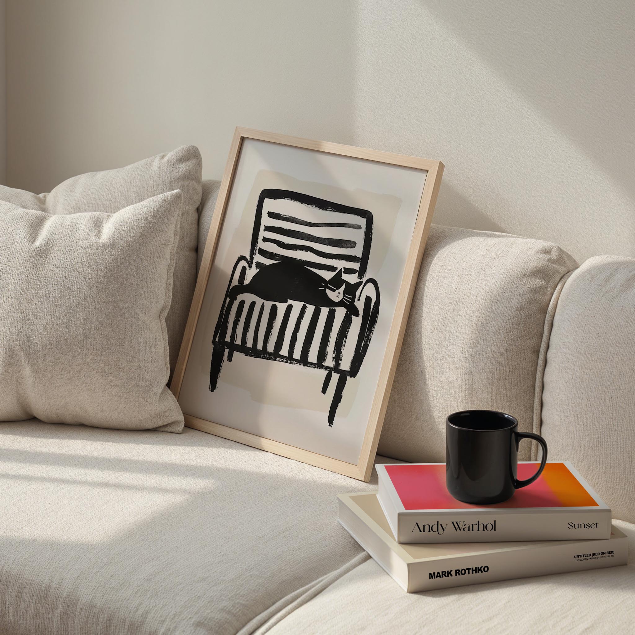 Kedi Portre XX - Siyah Çizgili Kara Kedi