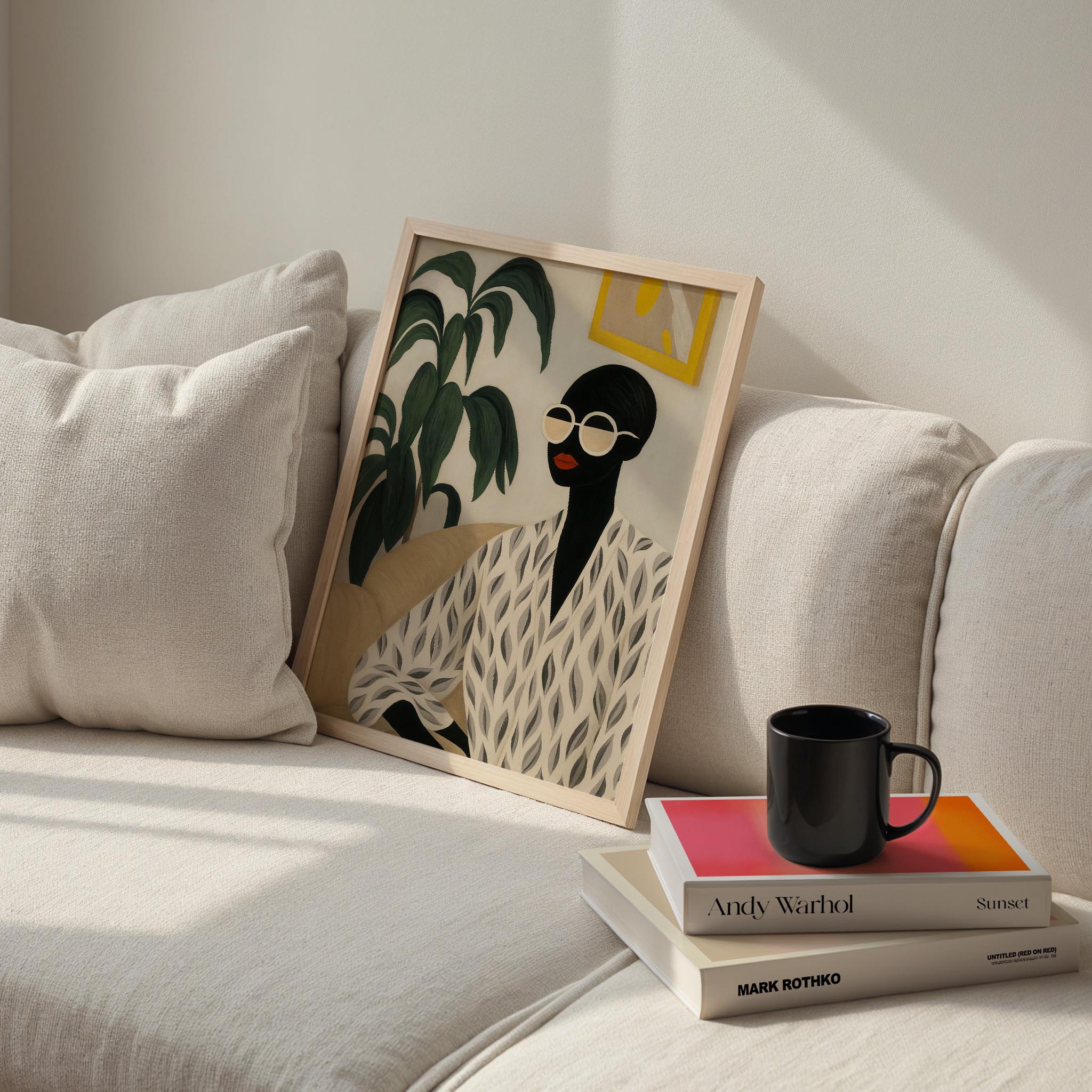 Kadın Portre V - Afro Bohem