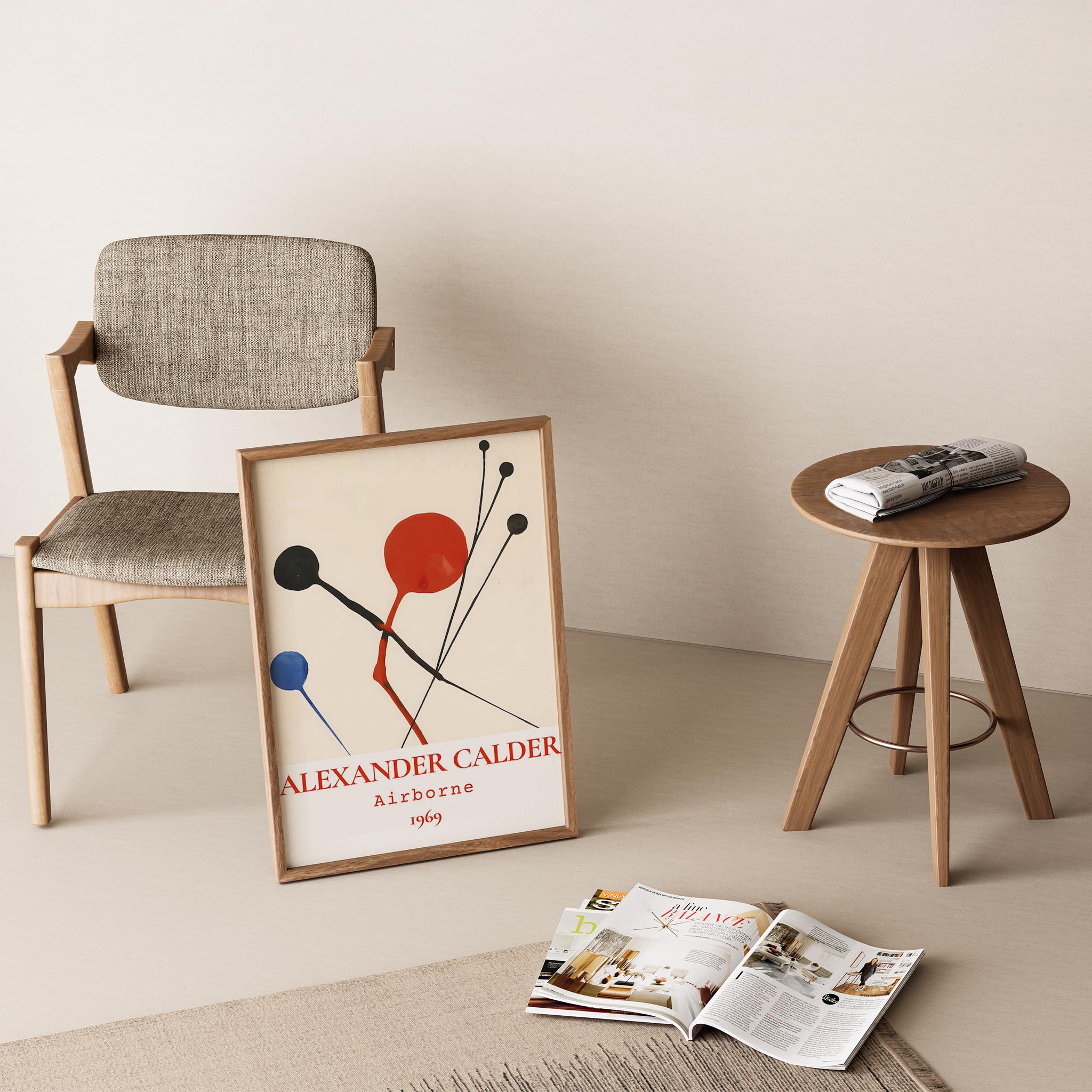 Alexander Sandy Calder XVIII Duvar Tablosu