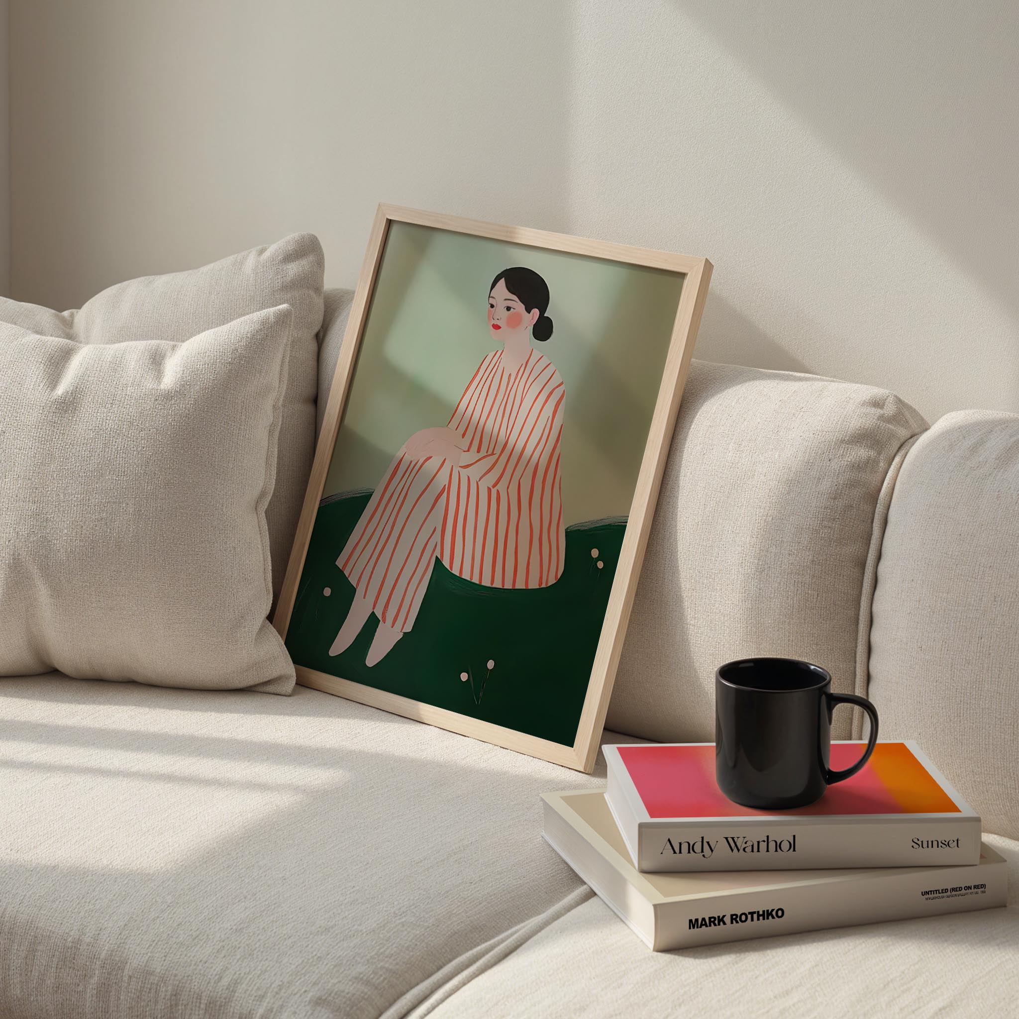 Pudra Elbise I - Oturuş