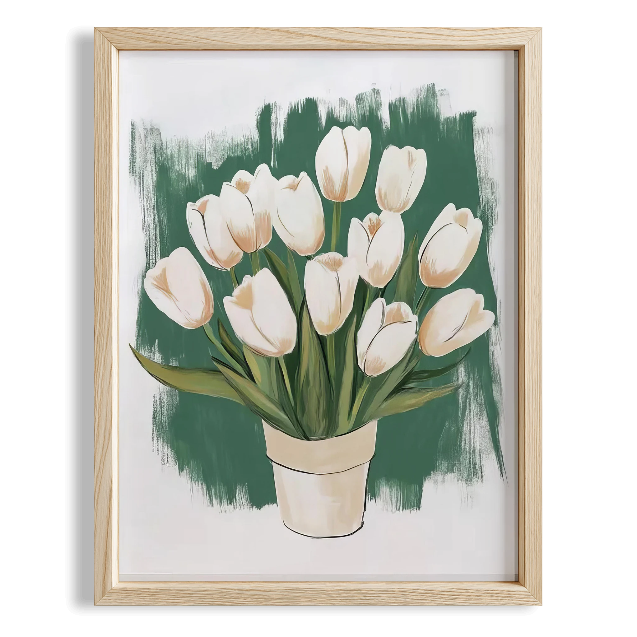 Çiçek Buketleri II - Beyaz Laleler