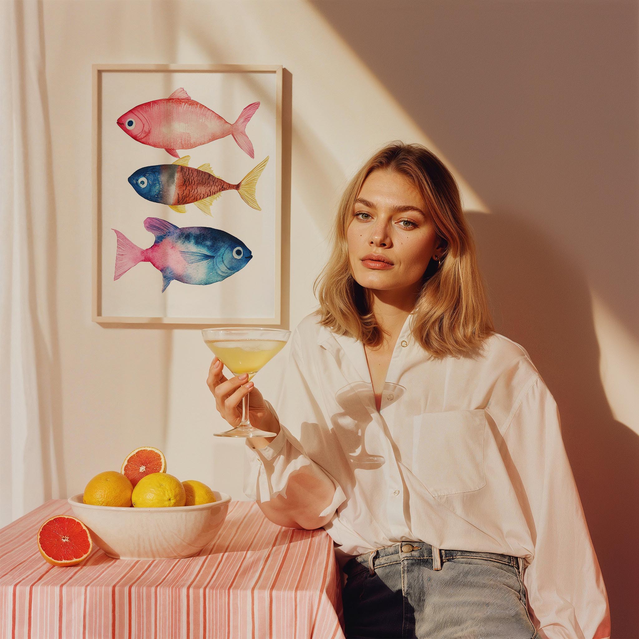 Hermit Yengeç Çizim - Duvar Tablosu