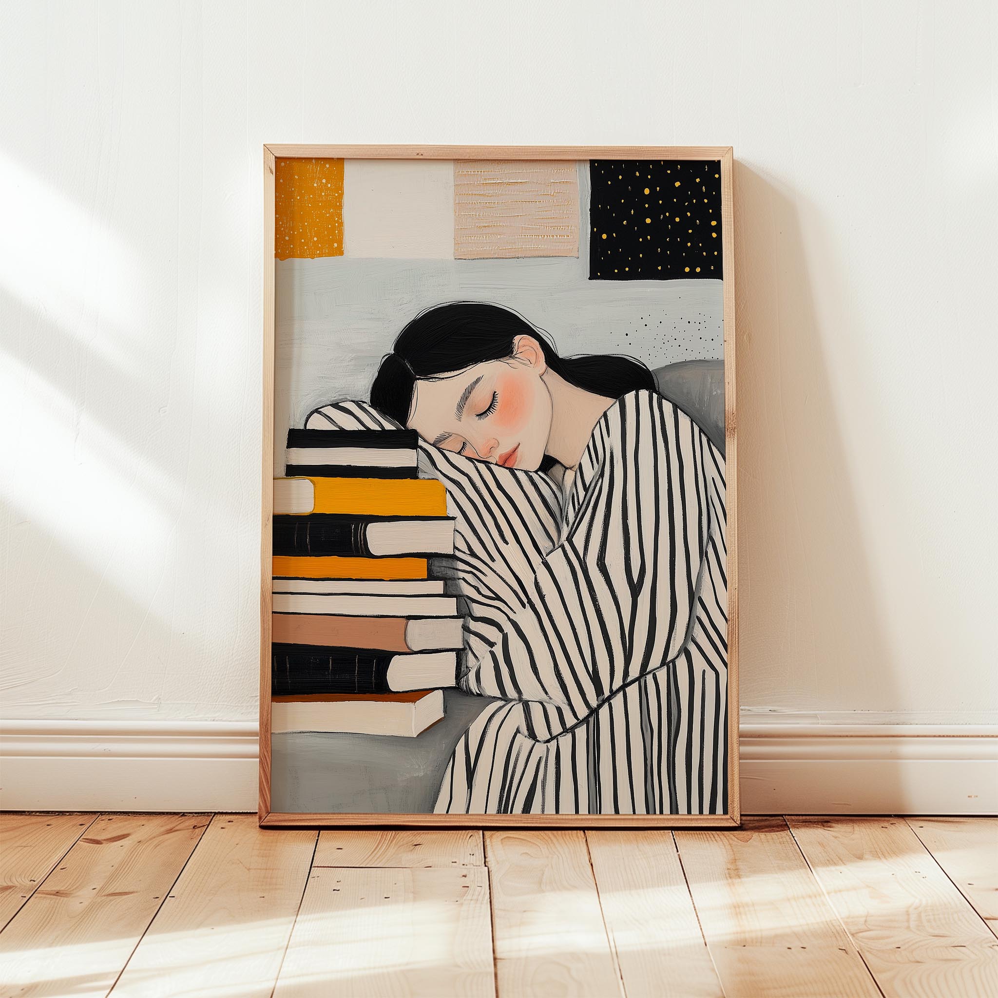 Kadın Portre XII - Kitap & Dinginlik