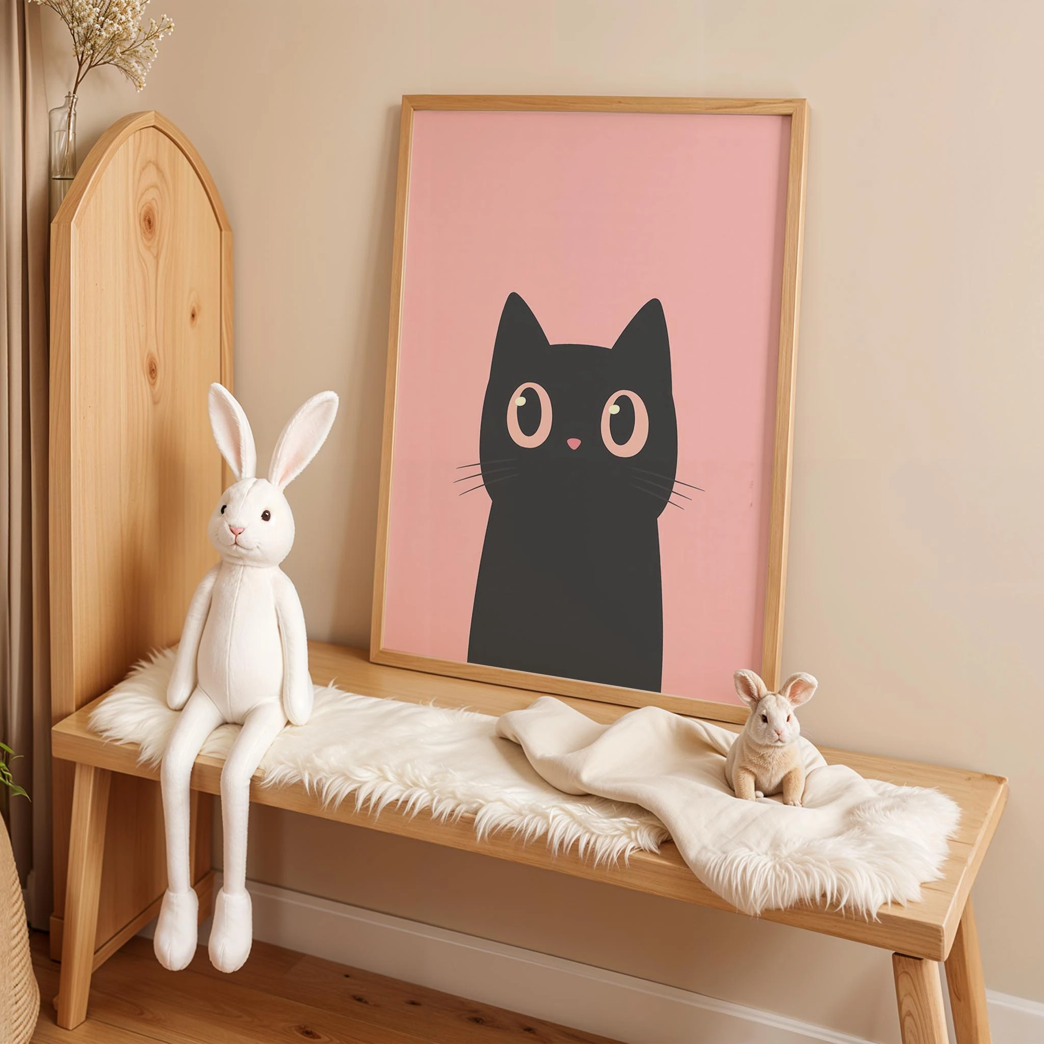 Kara Kedi - Pembe Fon