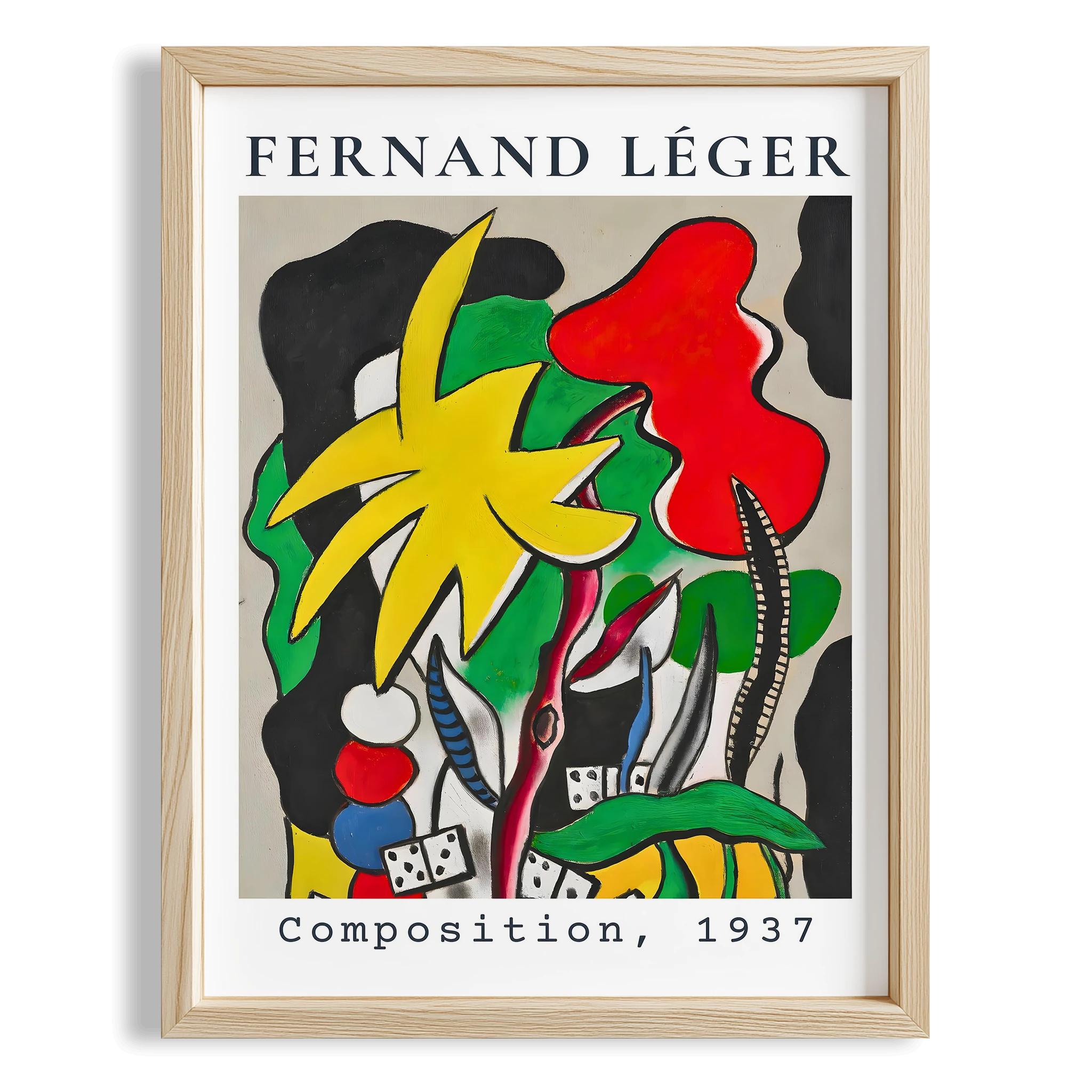 Fernand Leger 40 Duvar Tablosu
