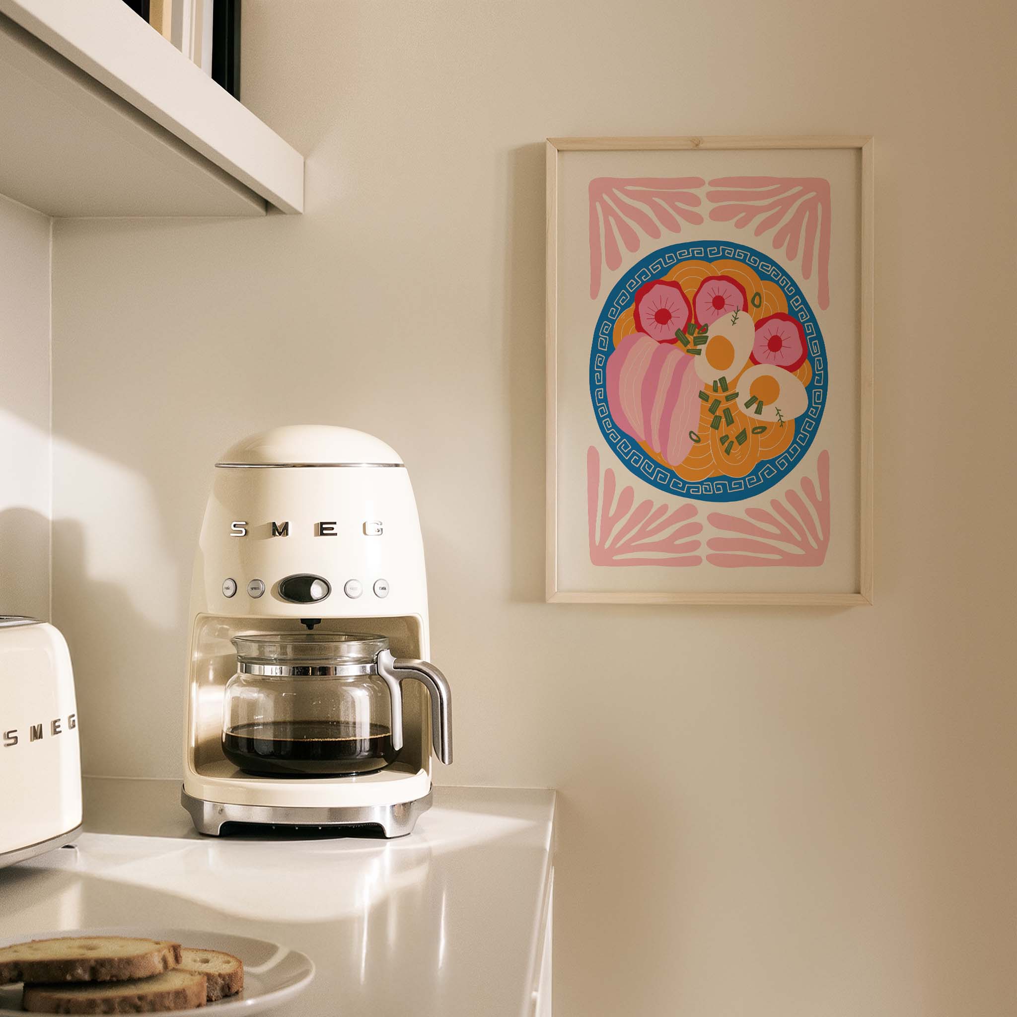 Ramen Kasesi Modern Food Asya Koleksiyonu Mutfak Duvar Tablosu