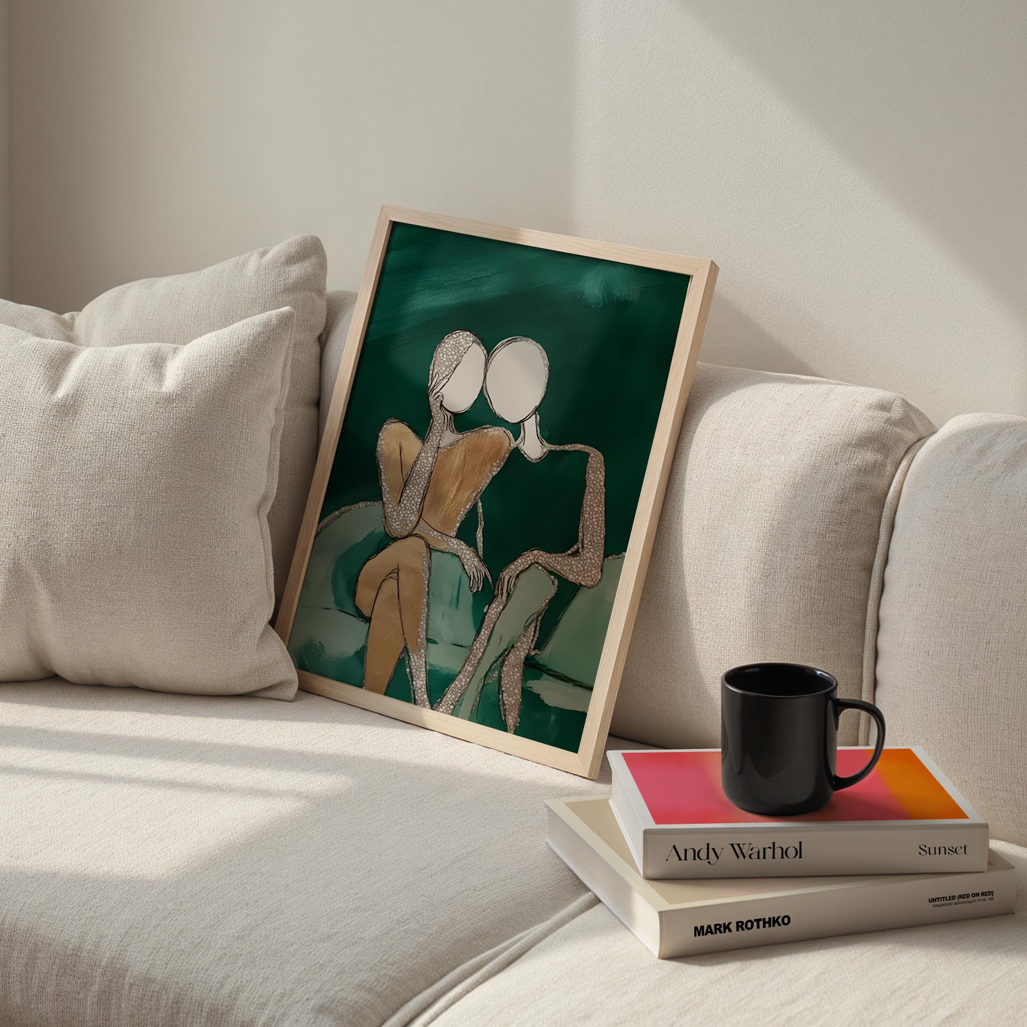 İkili Siluet II - Zümrüt Koltuk