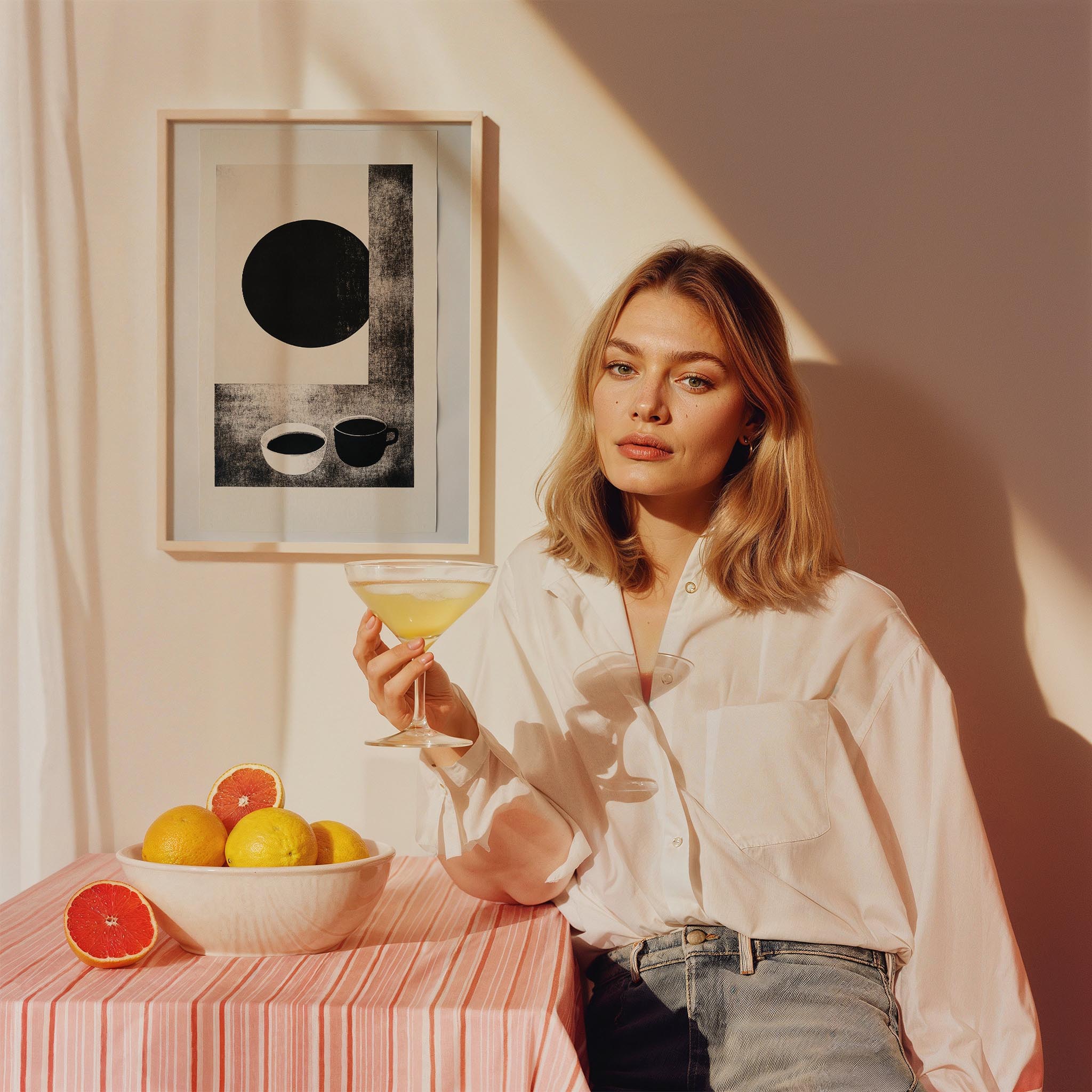 Zen Çay Seremonisi Minimal Japon Stil - Duvar Tablosu