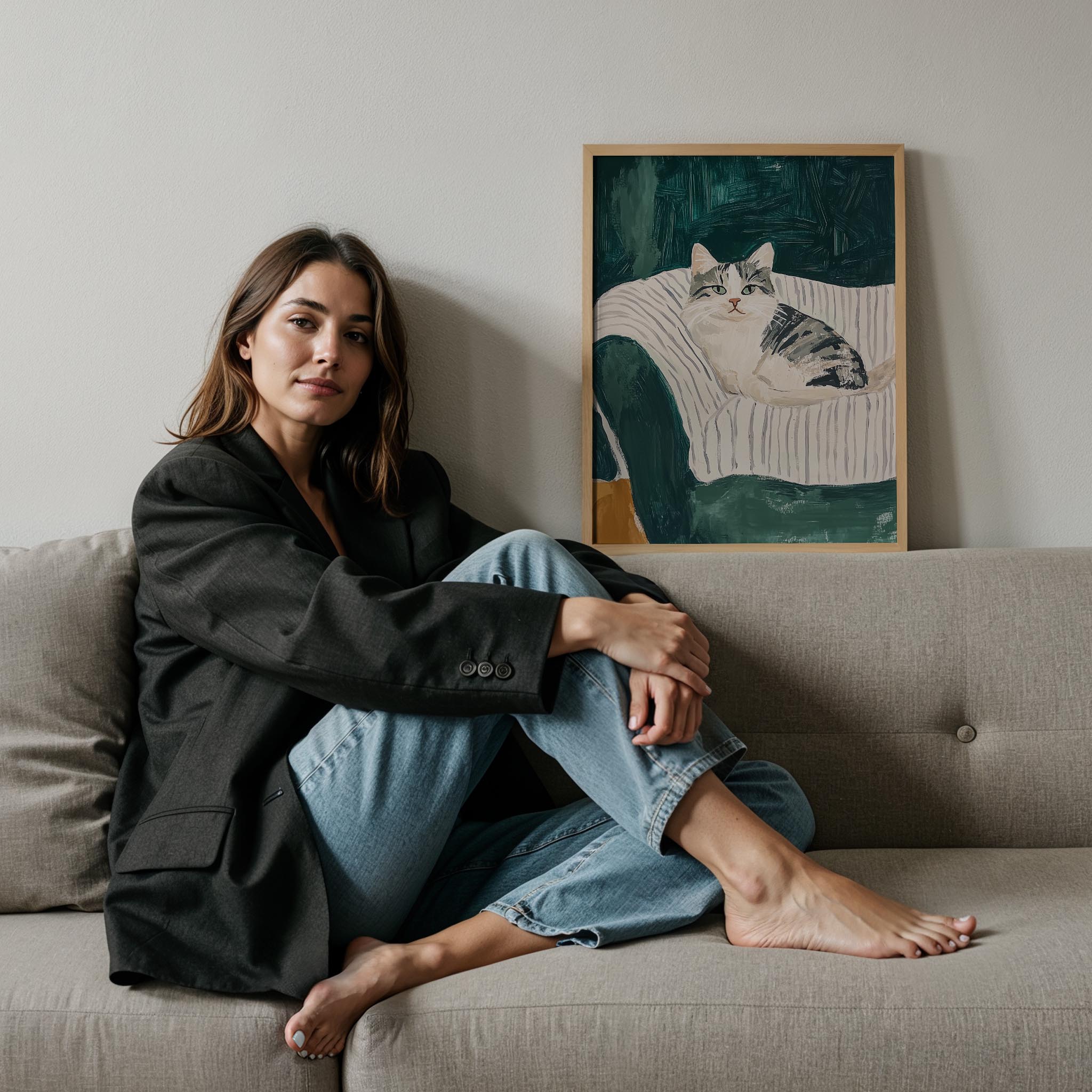 Kedi Portre V - Çizgili Tekir