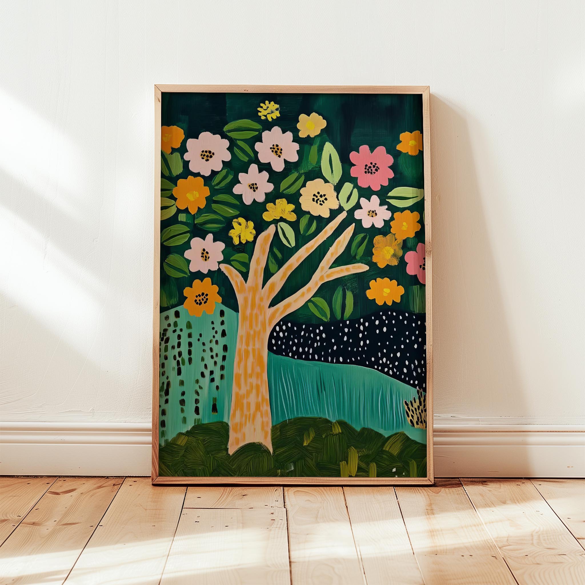 Doğa Ağacı - Çiçekli Dallar