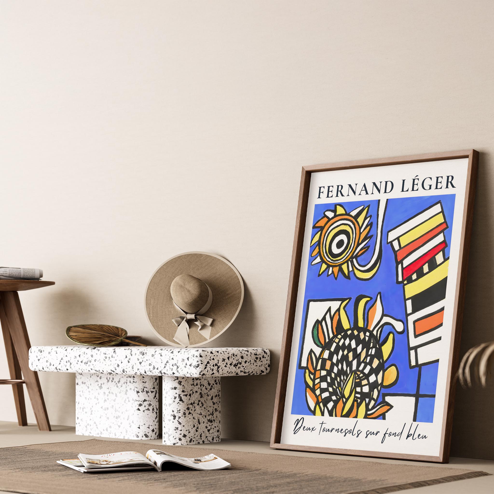 Fernand Leger XIX Duvar Tablosu