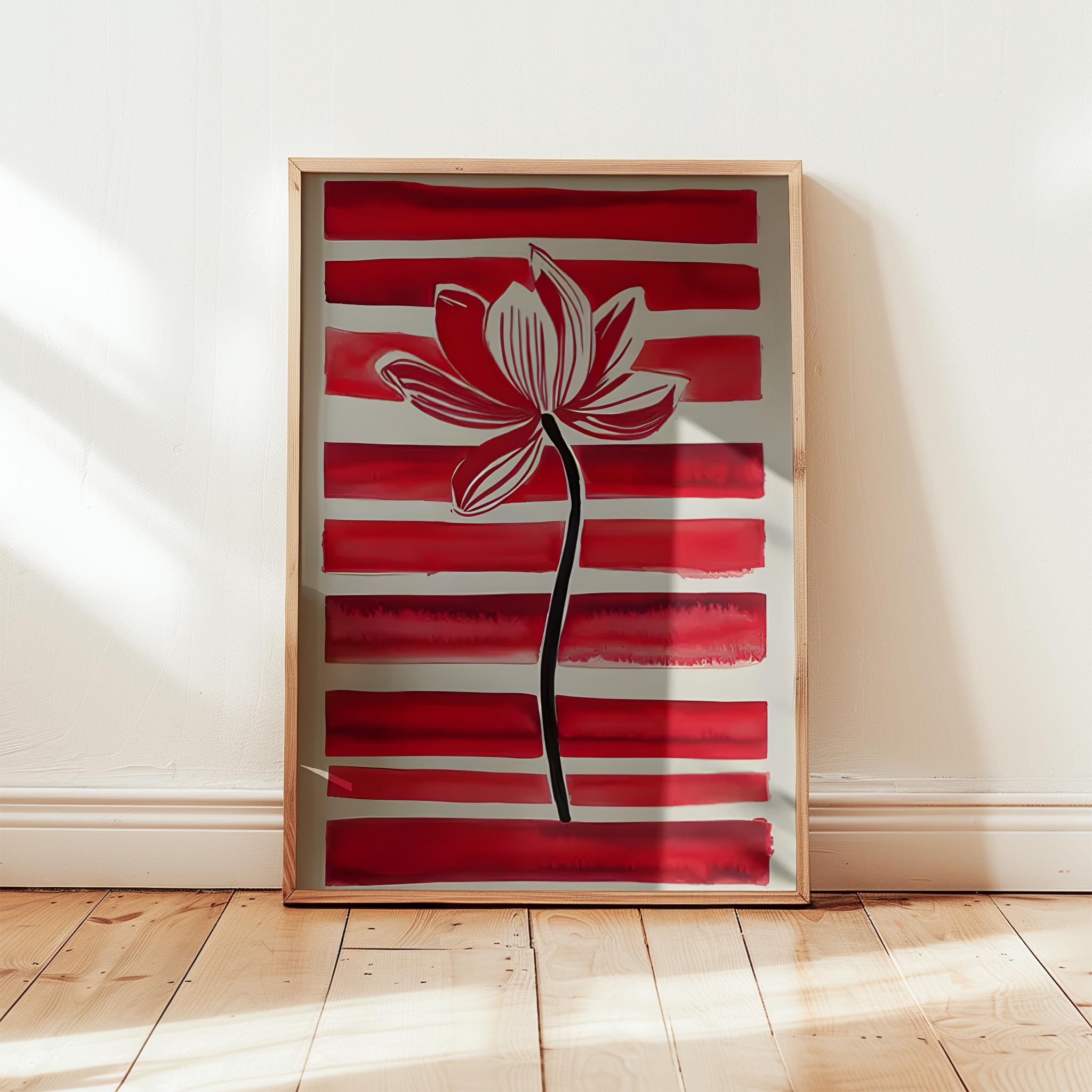 Çiçek Çizgisi II - Kırmızı Lale