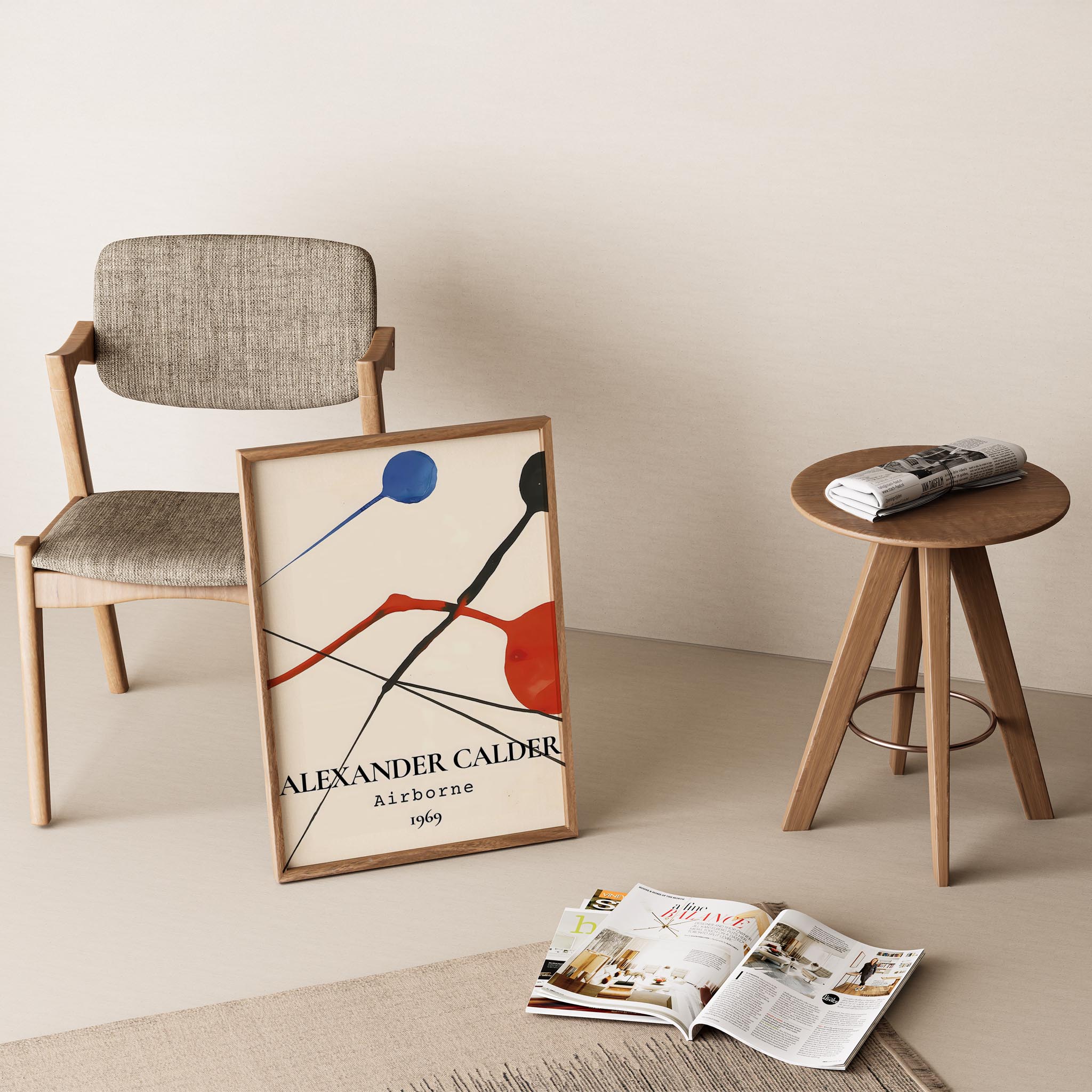 Alexander Sandy Calder XXII Duvar Tablosu