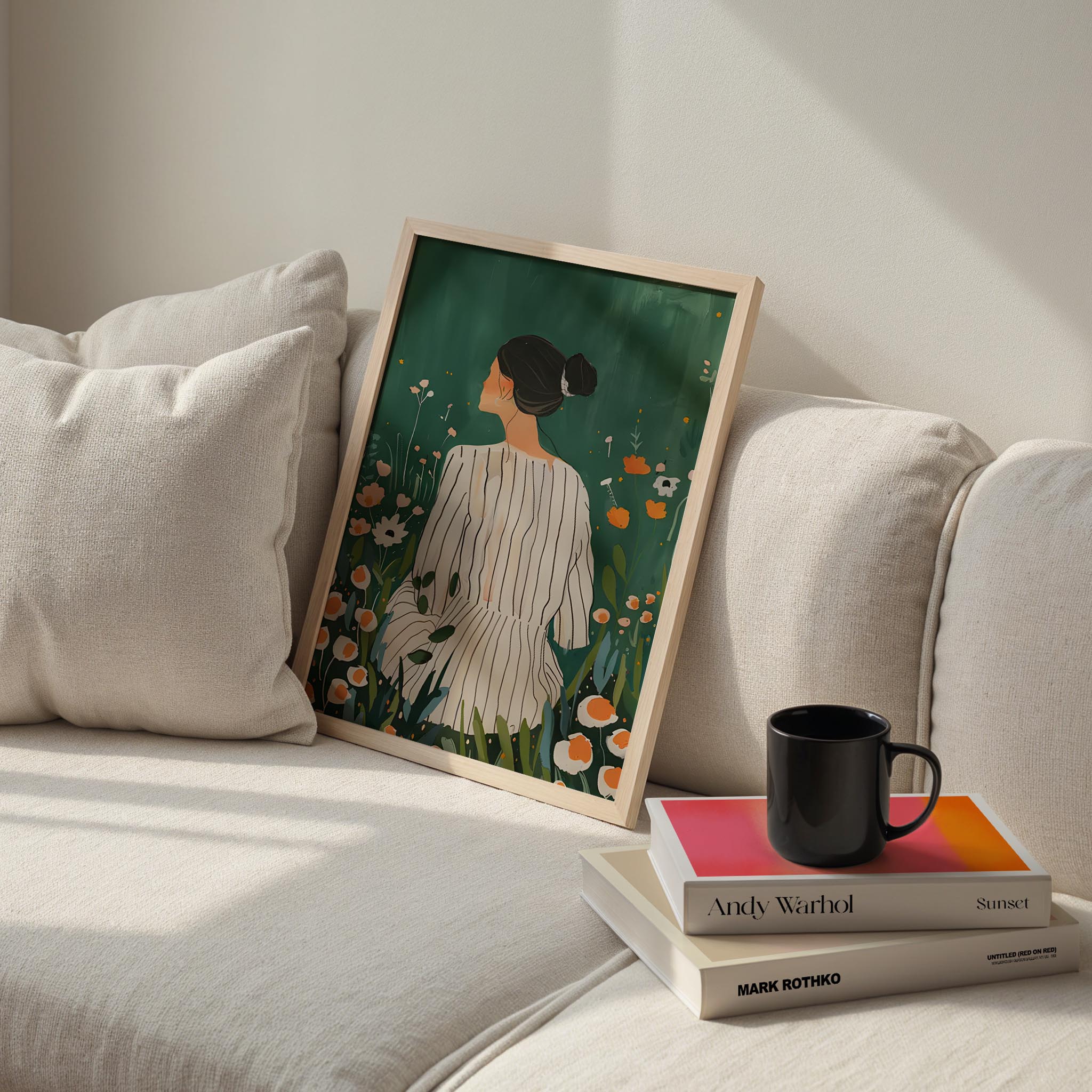 Bahçe Arkası I - Çiçekler İçinde