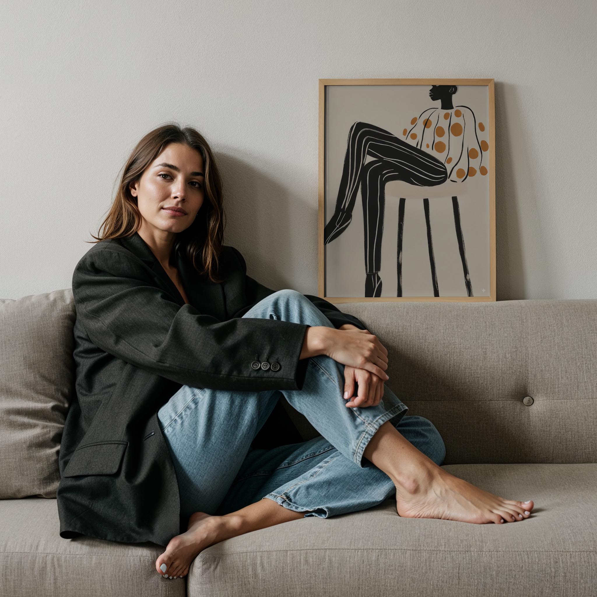 İnsan Portresi V - Afro Bohem