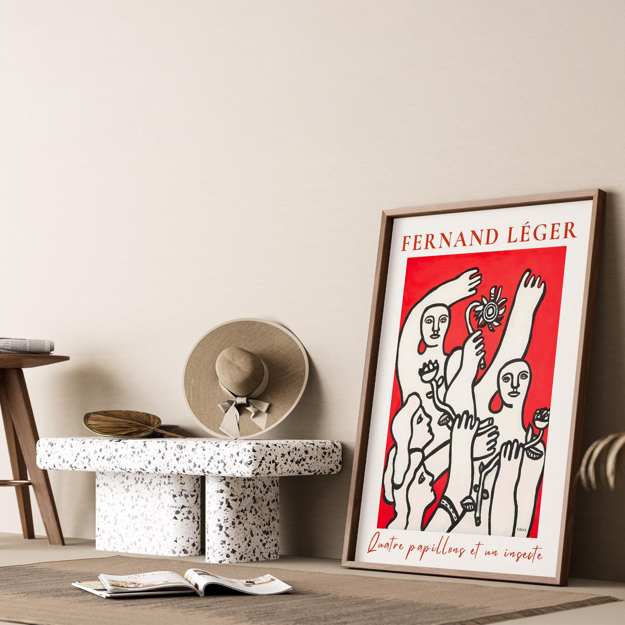 Fernand Leger 38 Duvar Tablosu