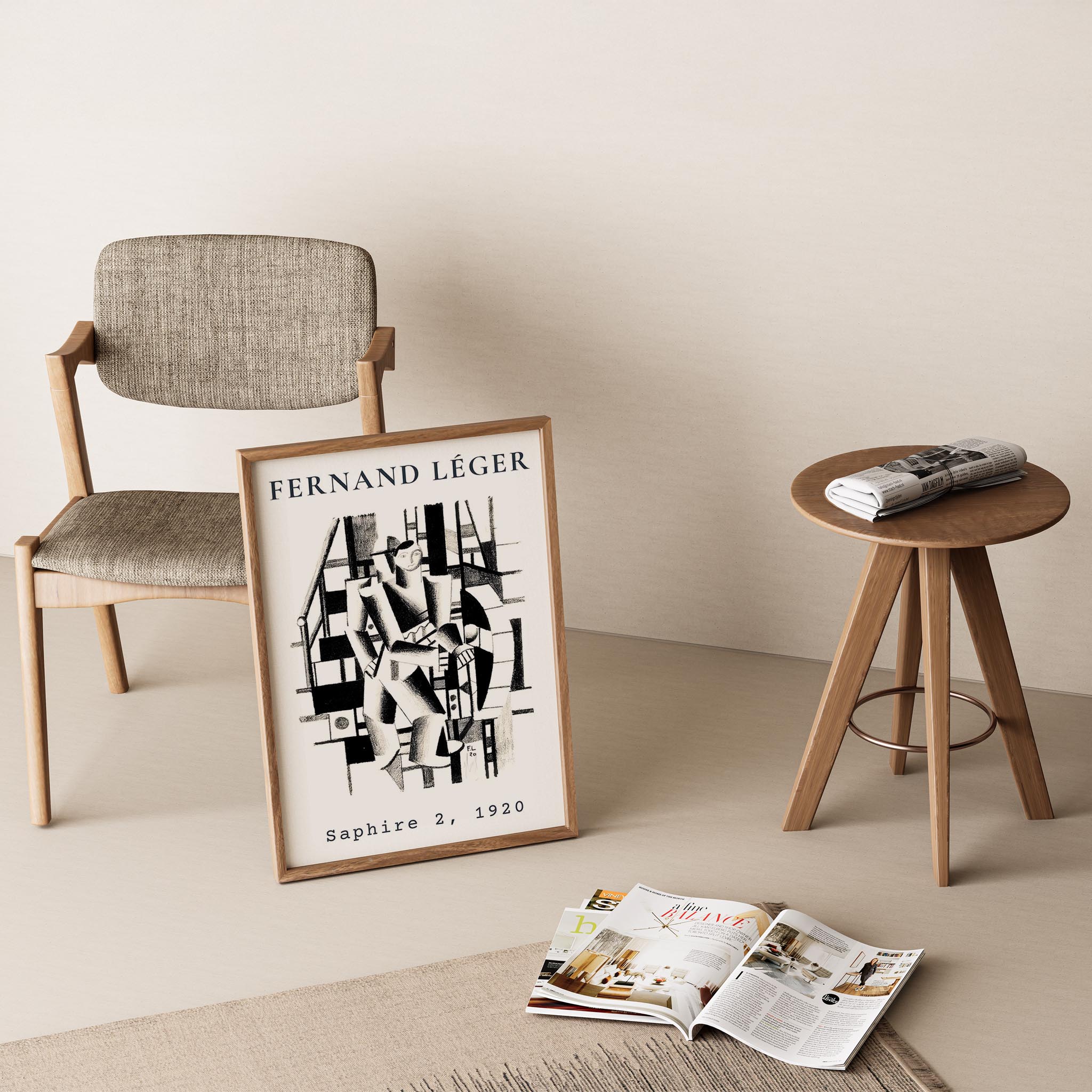 Fernand Leger VIII Duvar Tablosu