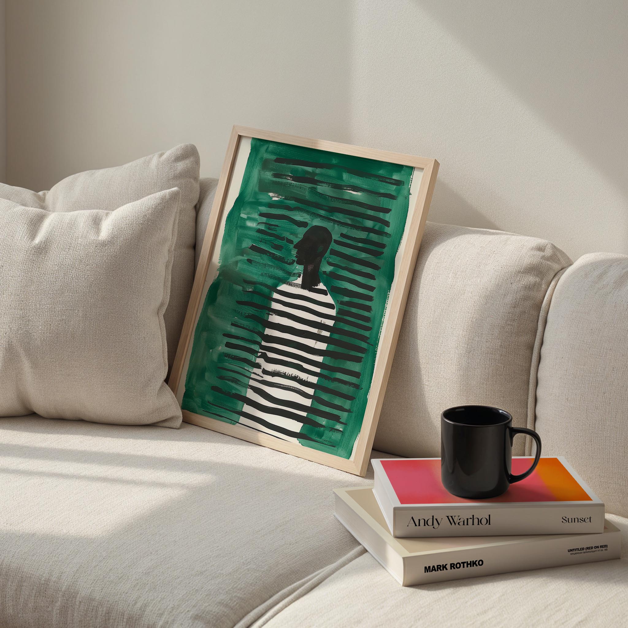 Soyut İnsan Portresi VI - Çizgili