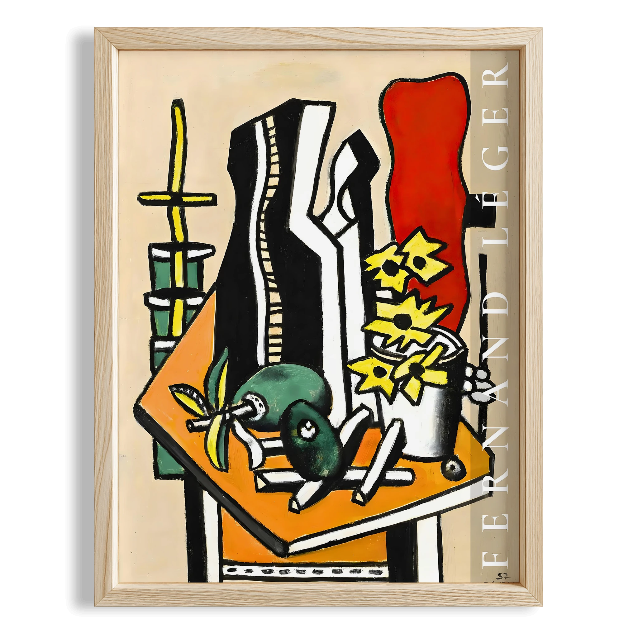 Fernand Leger 37 Duvar Tablosu