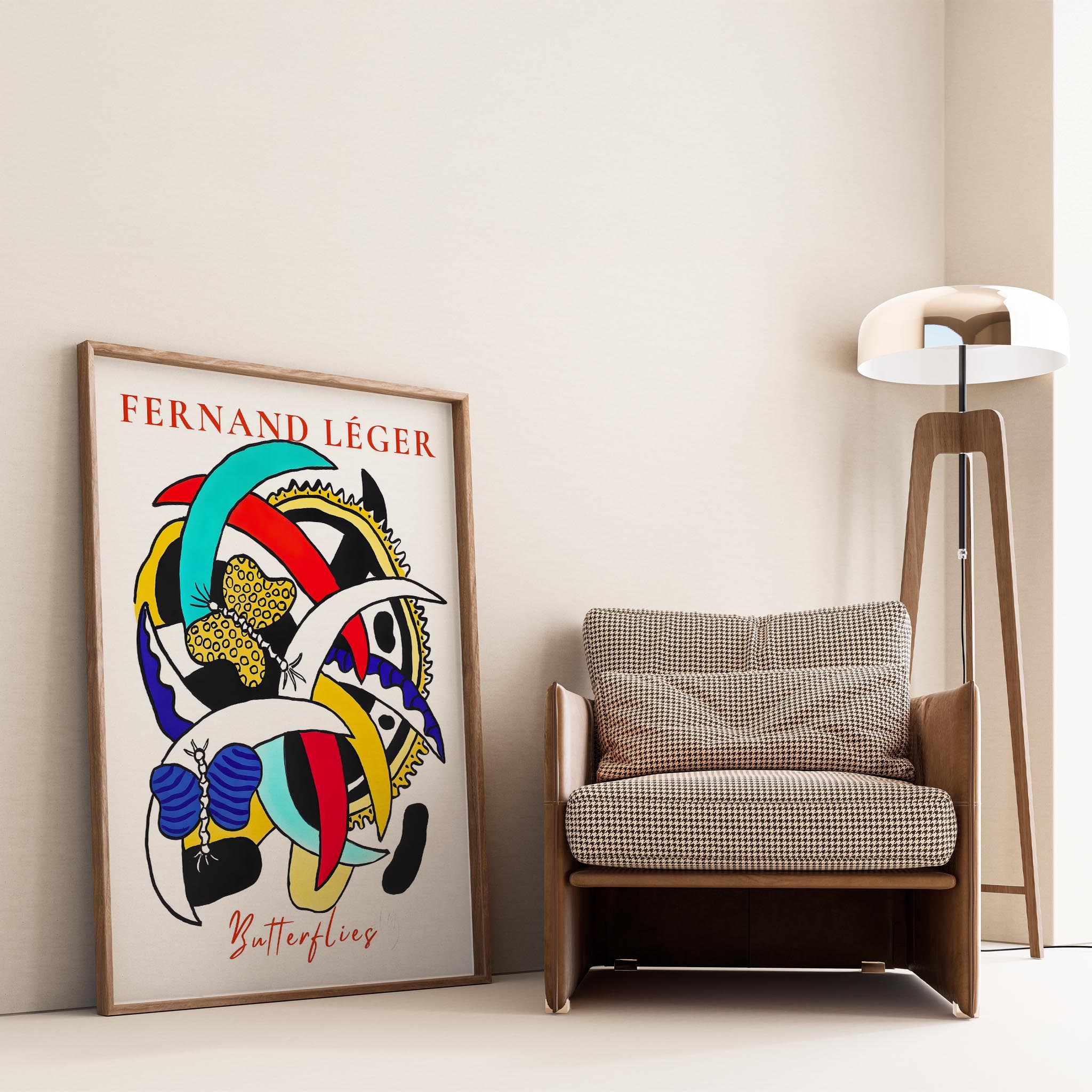 Fernand Leger VI Duvar Tablosu