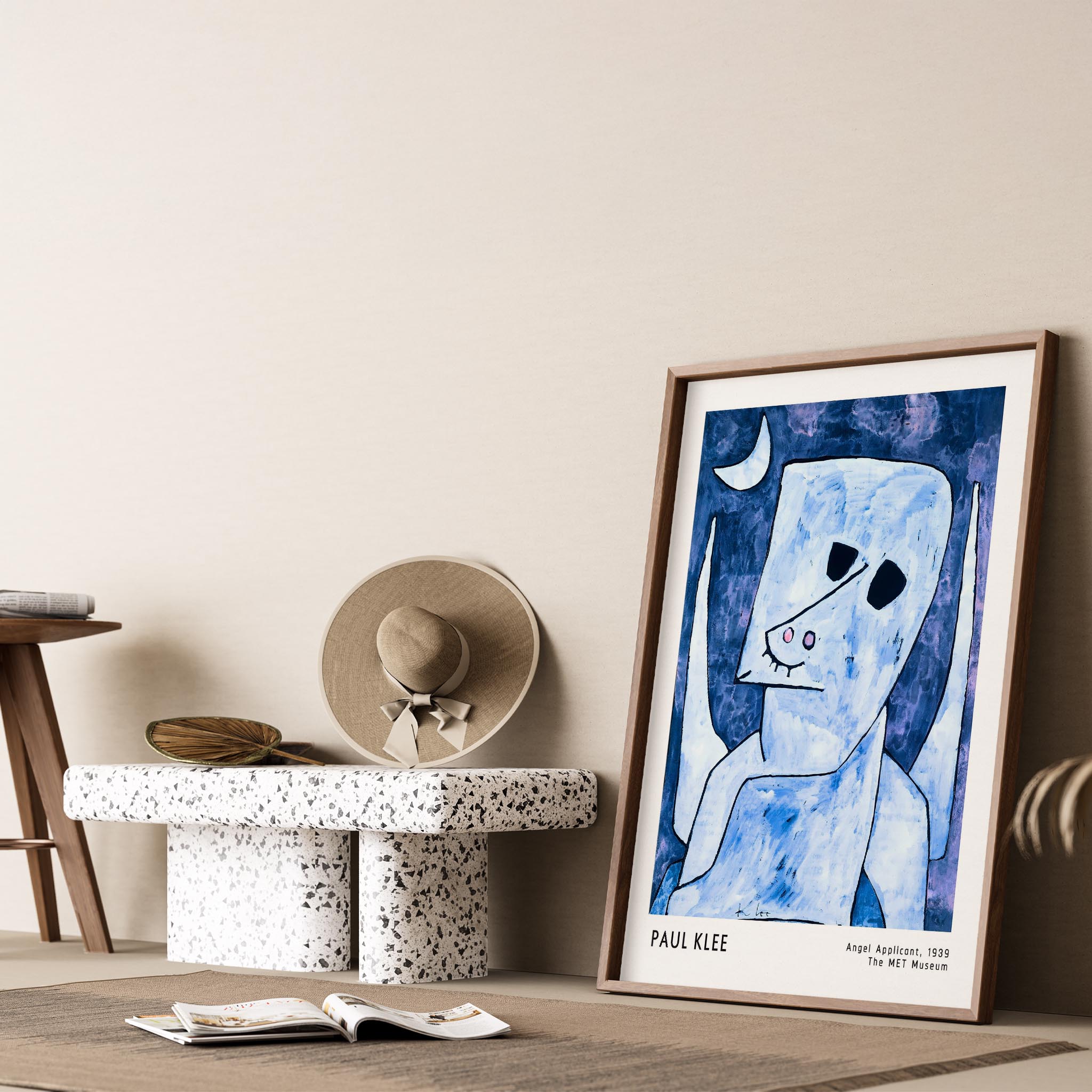 Paul Klee Melek Adayı 1939 Suluboya I Duvar Tablosu