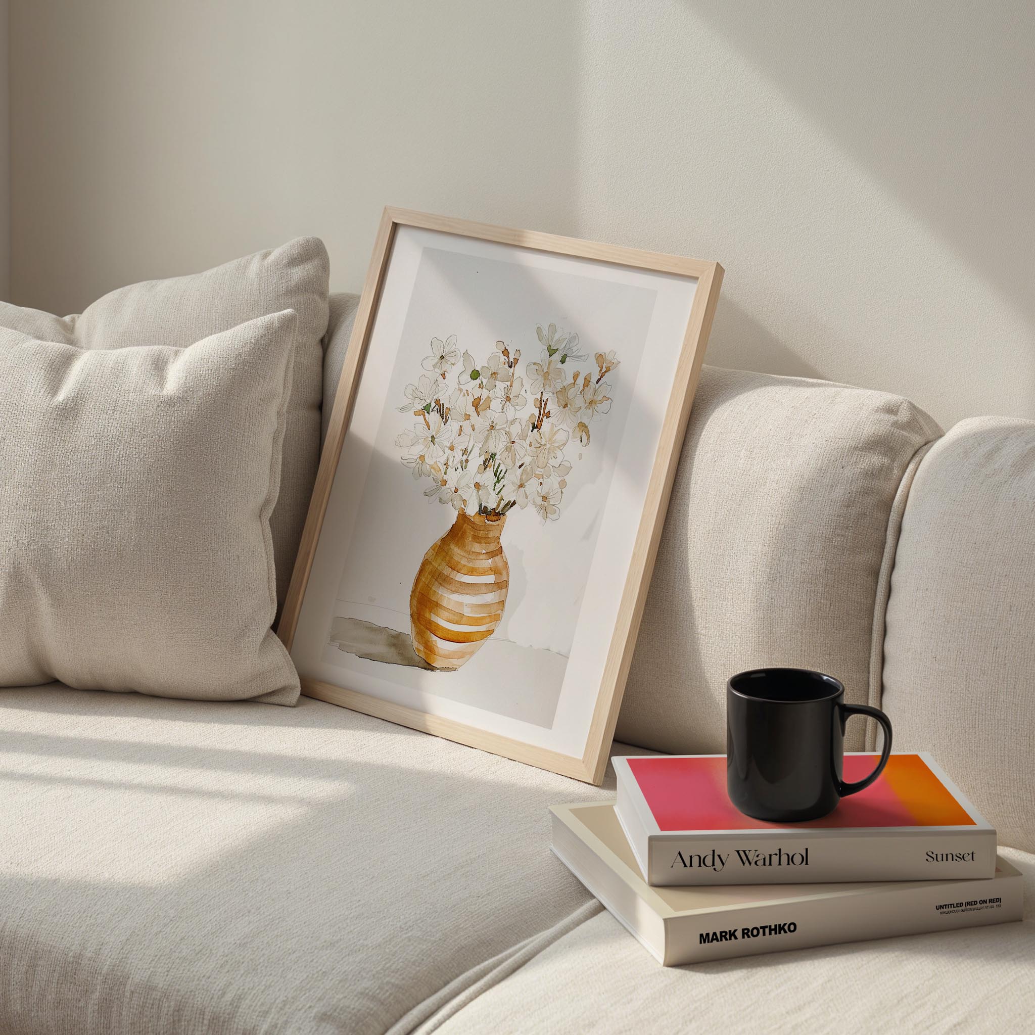 Vazo ve Çiçekler III - Baharın Sade Zarafeti