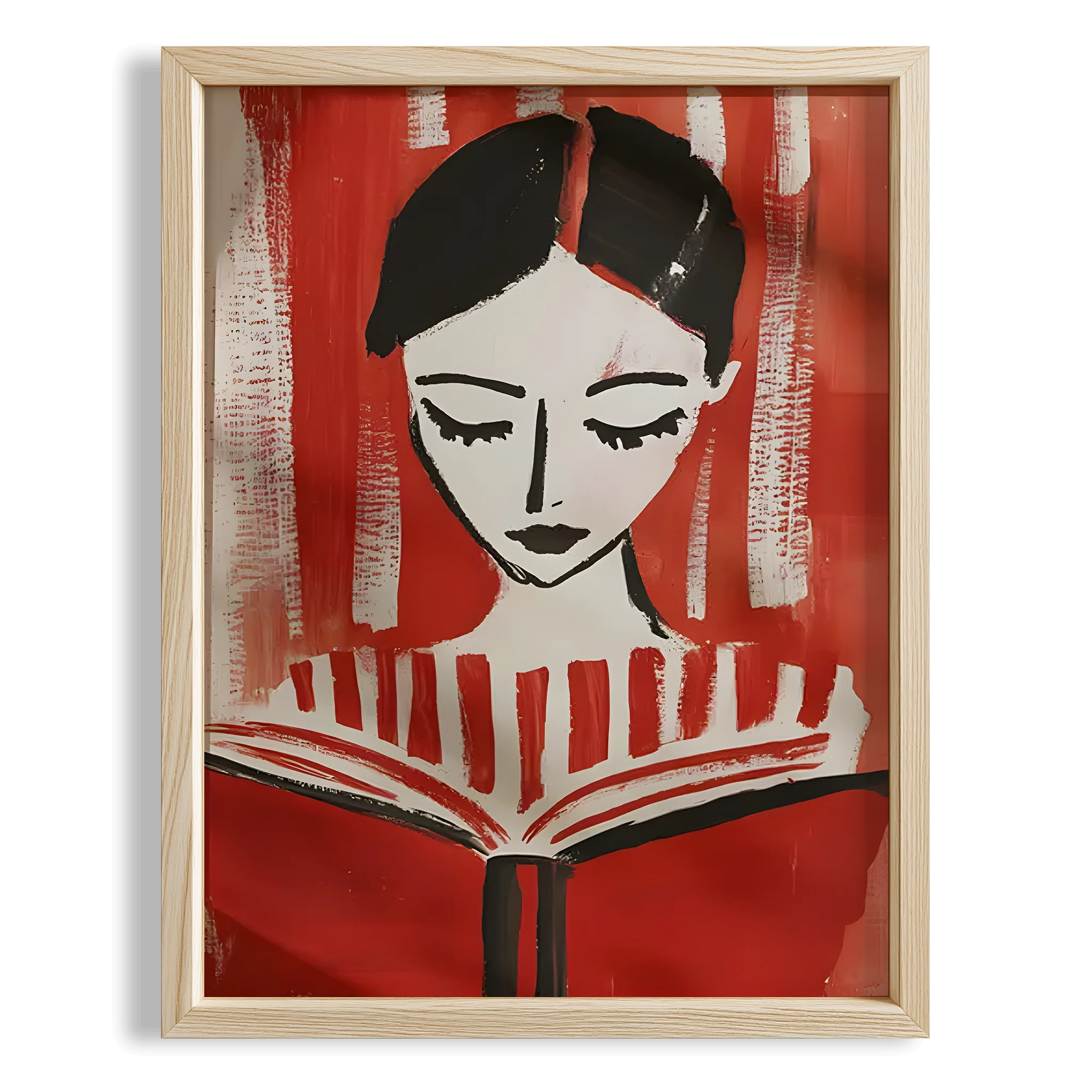 Kadın Portre L - Kırmızı Kitap