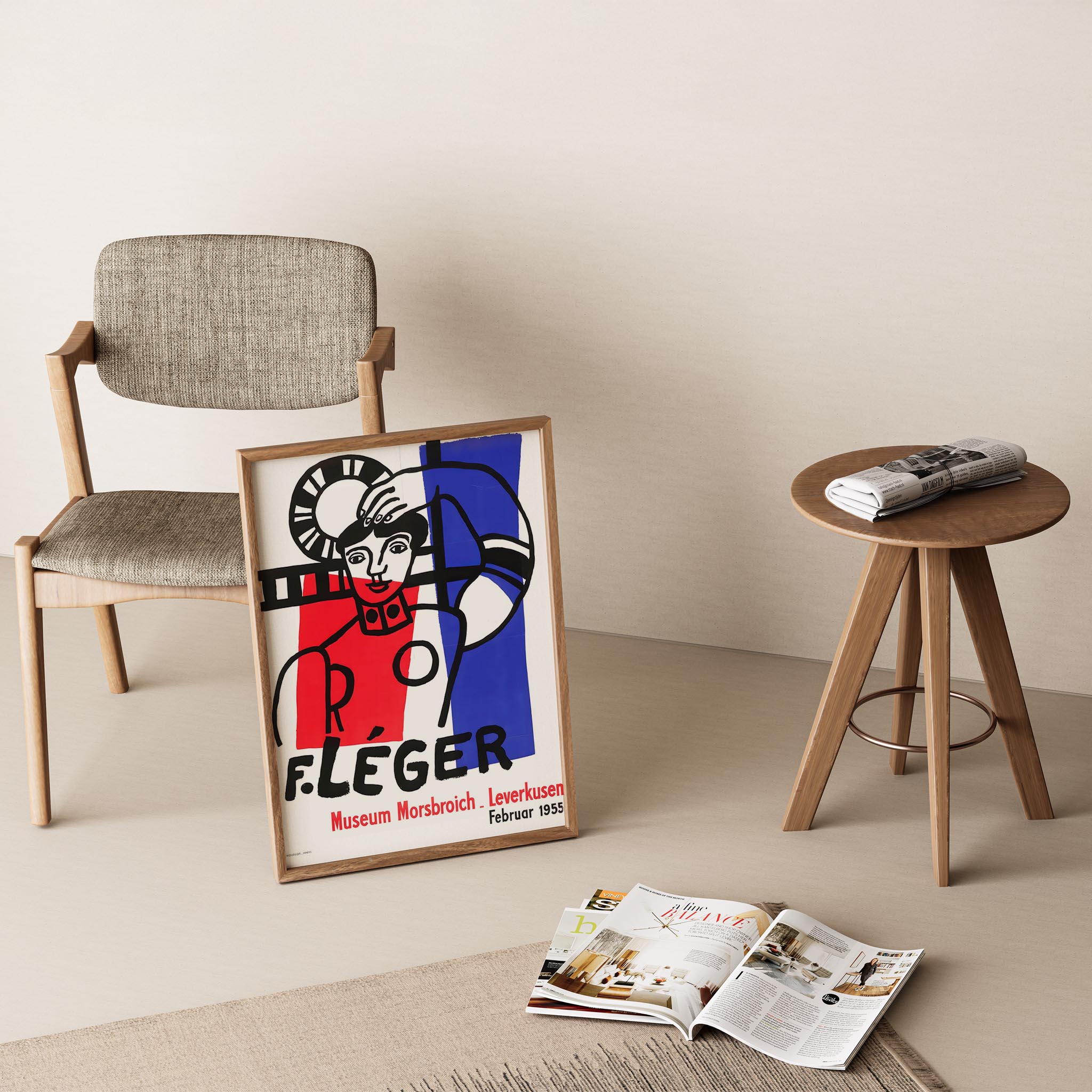 Fernand Leger XI Duvar Tablosu