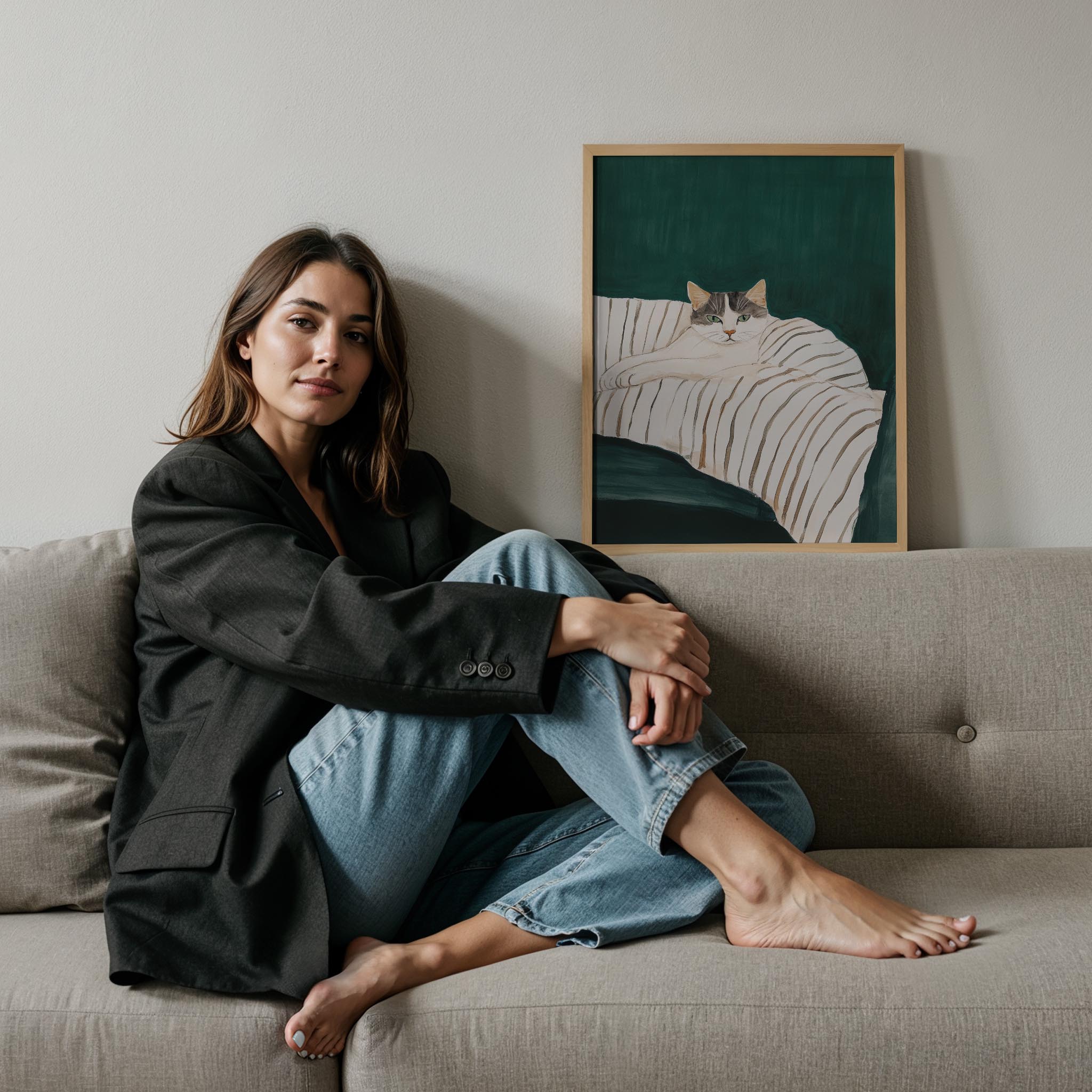 Kedi Portre XXI - Tekir Çizgili