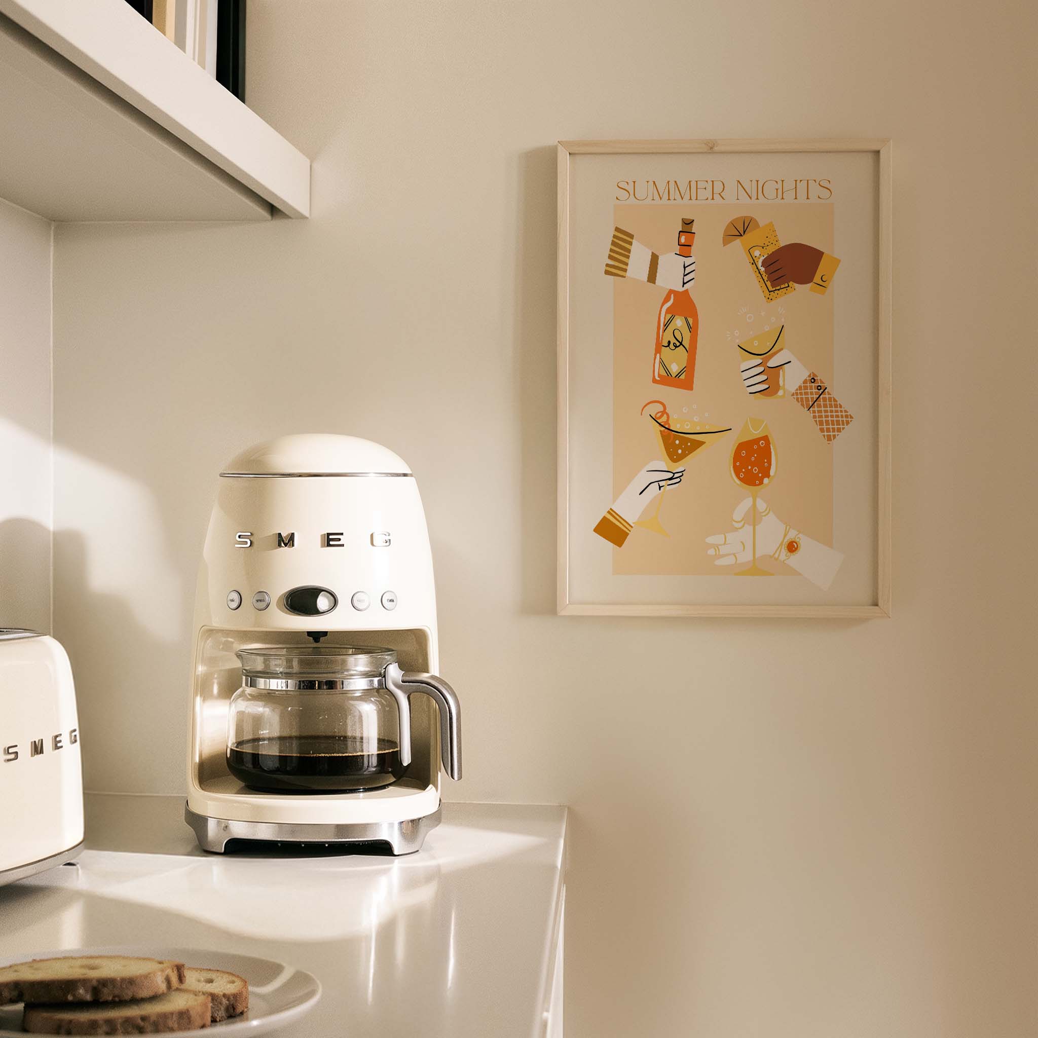 Aperol Yaz Akşamları Kokteylleri Mutfak Duvar Tablosu