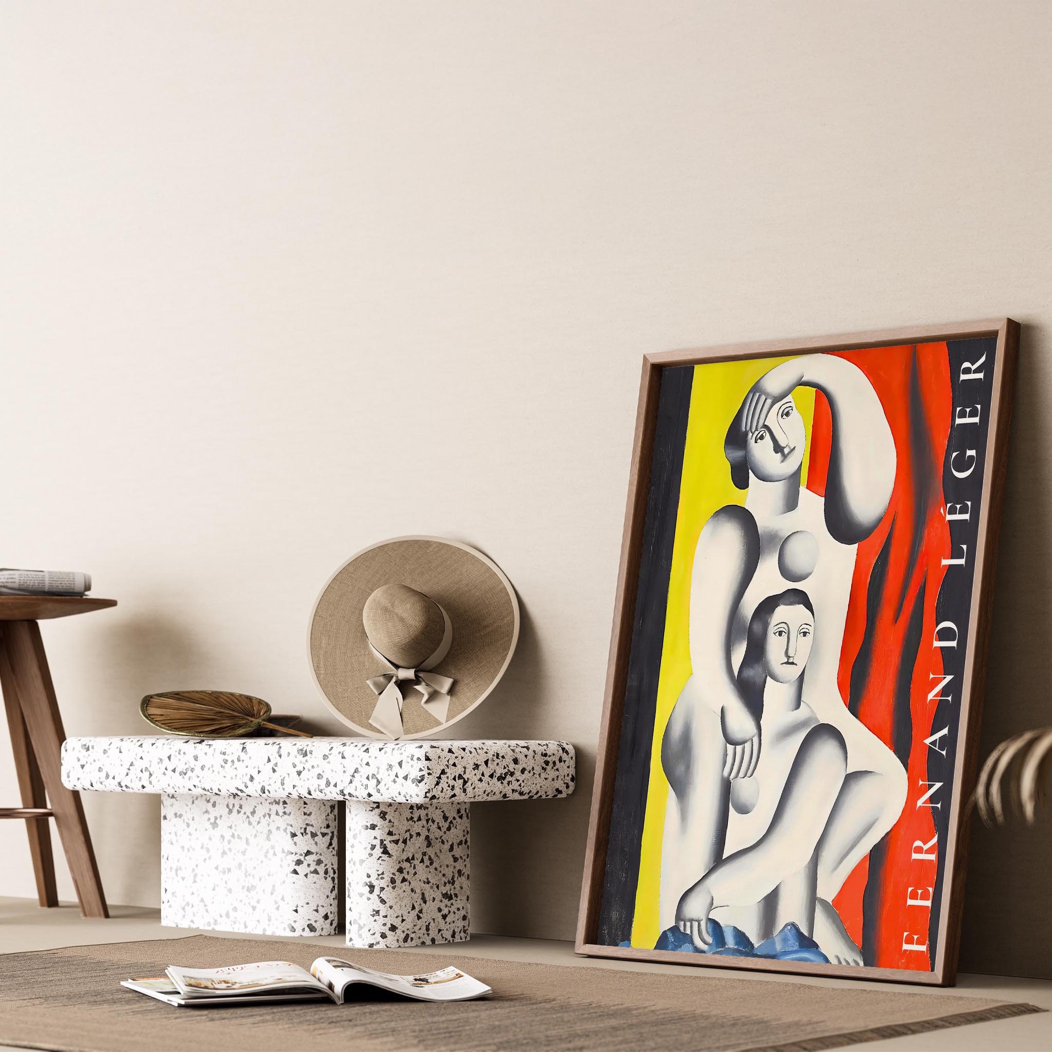 Fernand Leger 35 Duvar Tablosu