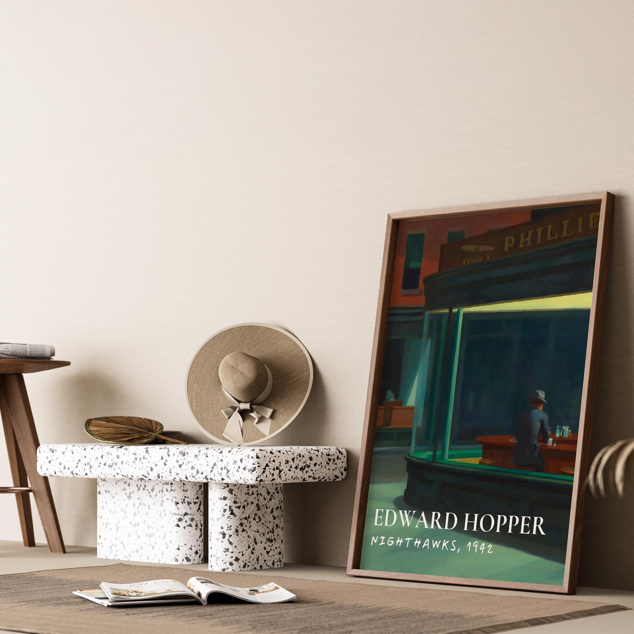 Edward Hopper XII Duvar Tablosu