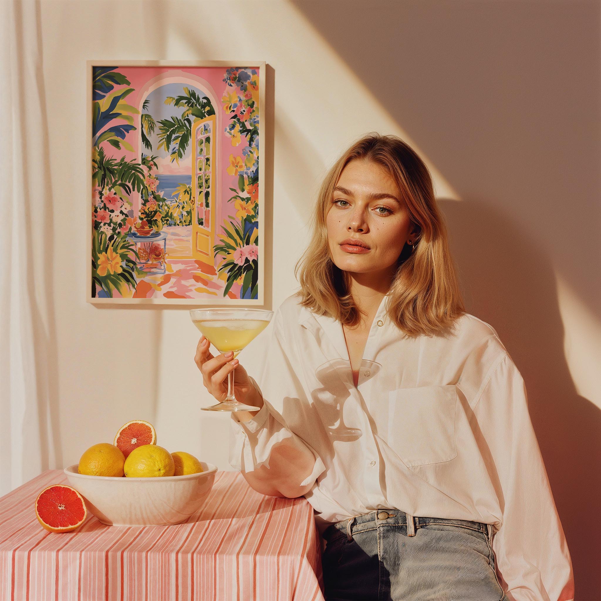 Akdeniz Evi ve Bahçe Maximalist - Duvar Tablosu