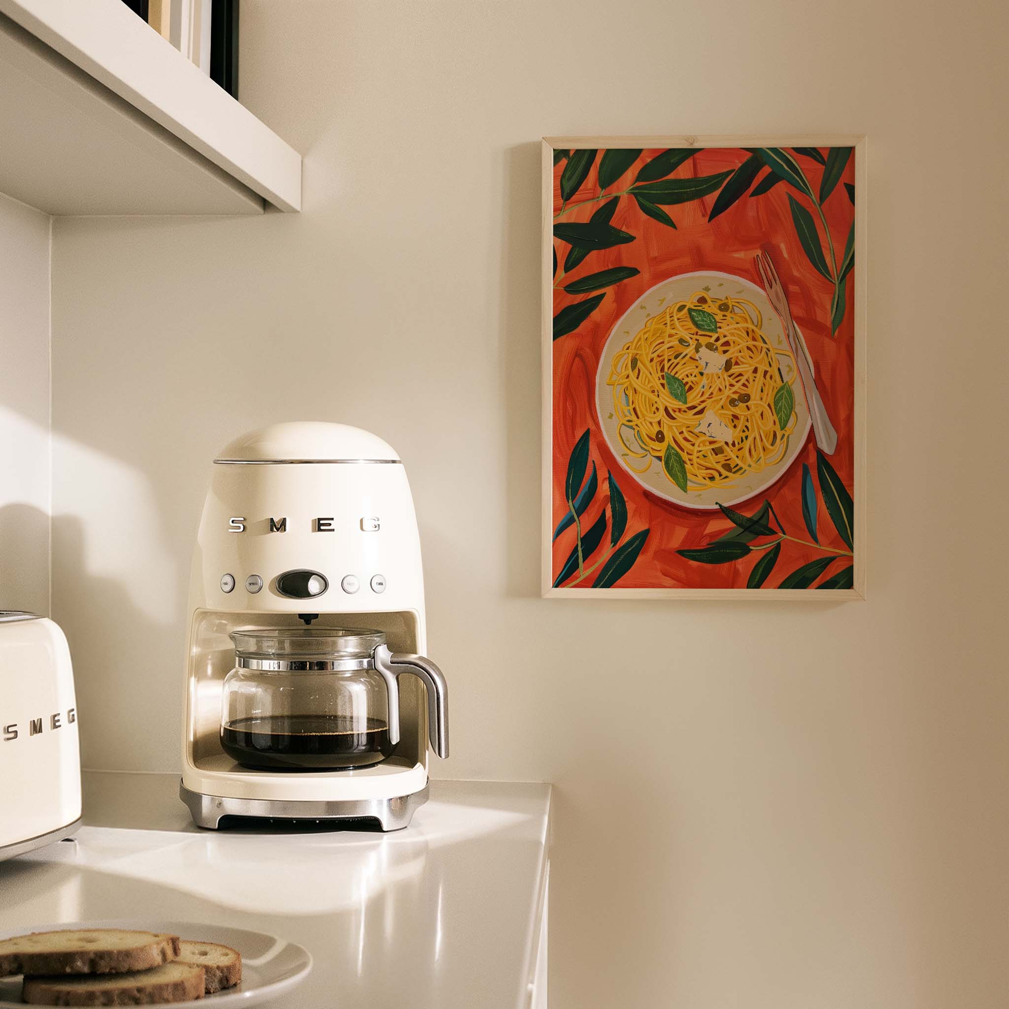 Spaghetti al Limone Akdeniz İtalya Koleksiyonu Mutfak Duvar Tablosu