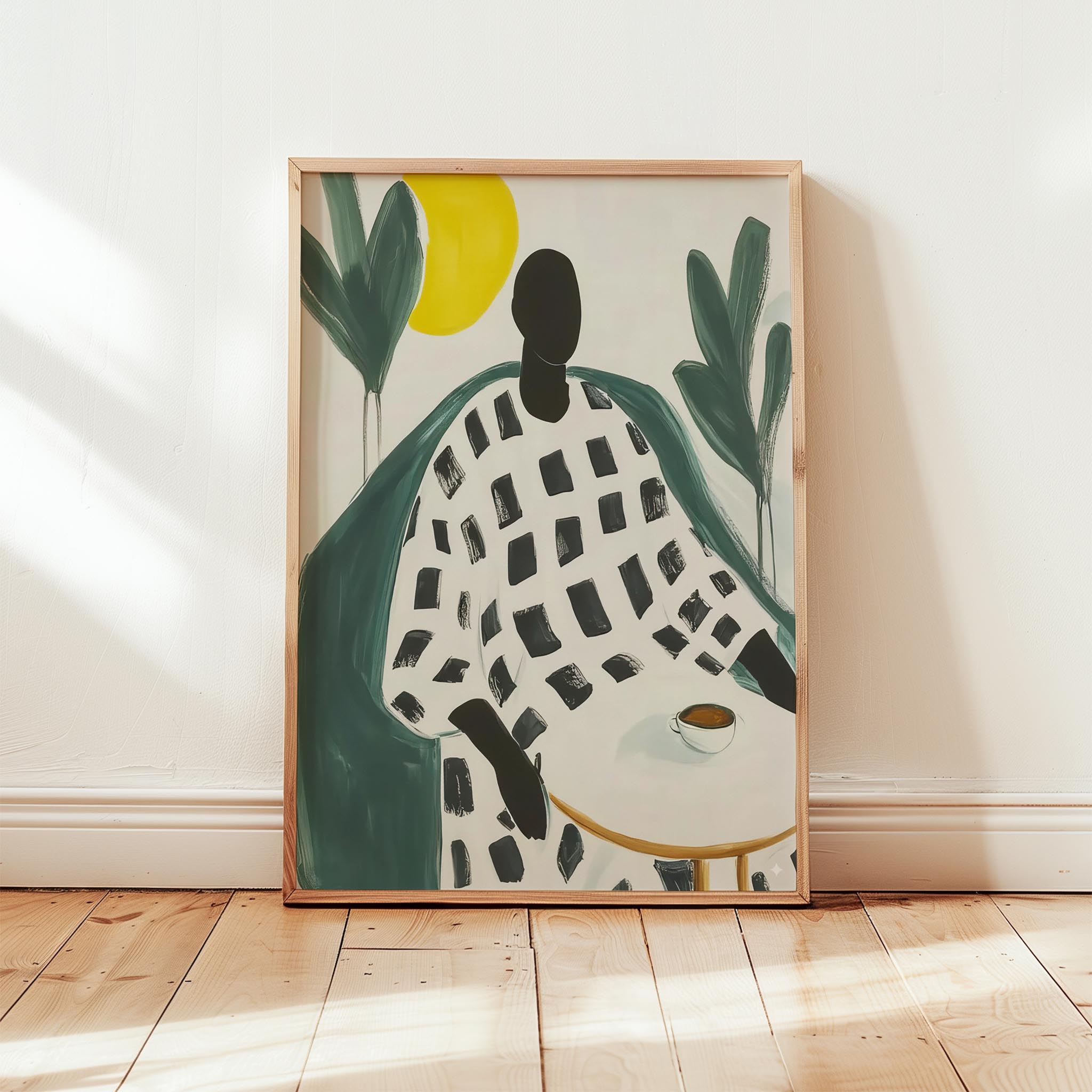 Soyut İnsan Portresi III - Kahve Bohem