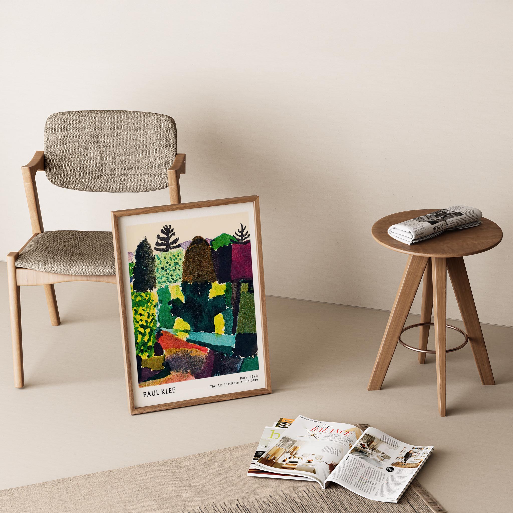 Paul Klee Park 1920 Suluboya I Duvar Tablosu