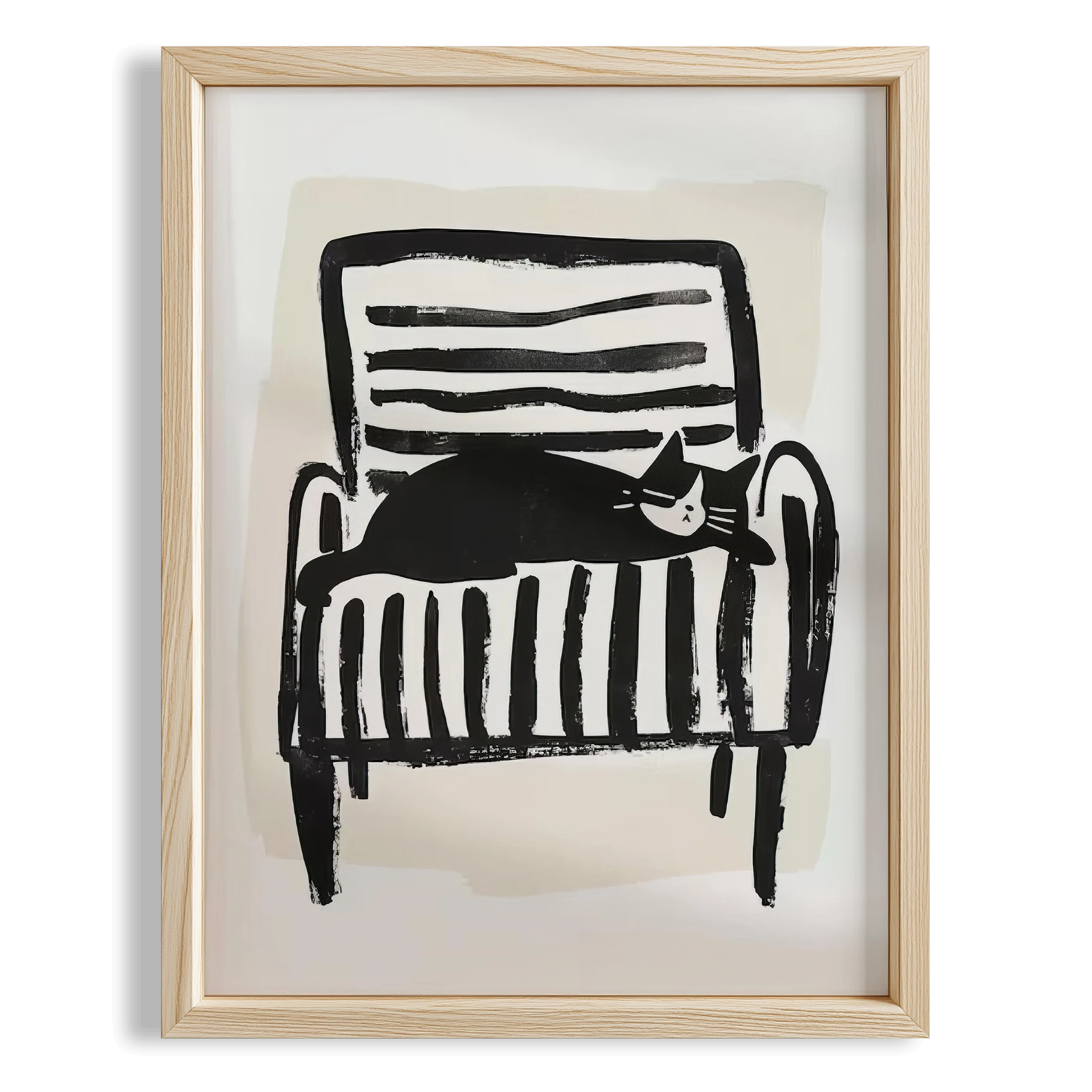 Kedi Portre XX - Siyah Çizgili Kara Kedi