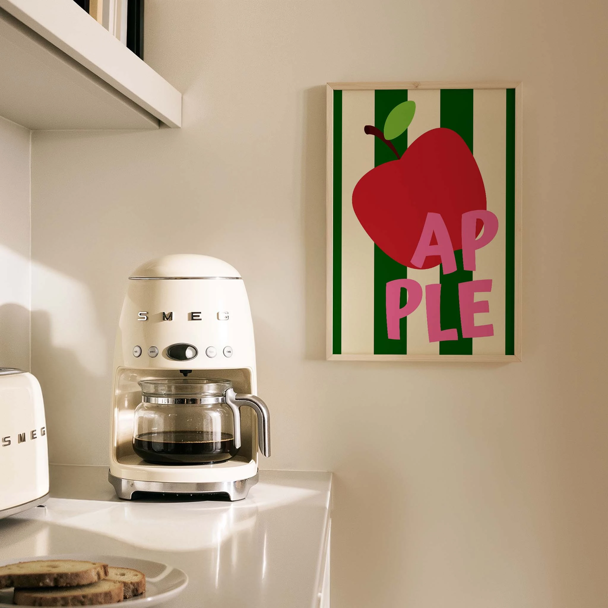 Elma Meyveler Mutfak Duvar Tablosu