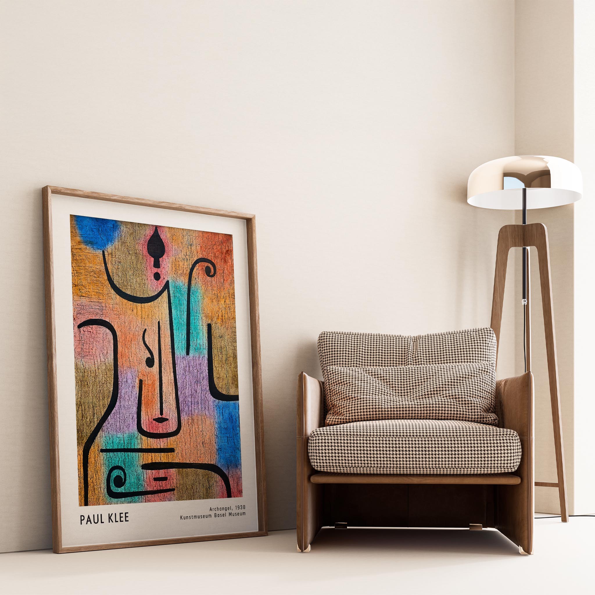 Paul Klee Başmelek 1938 Suluboya I Duvar Tablosu