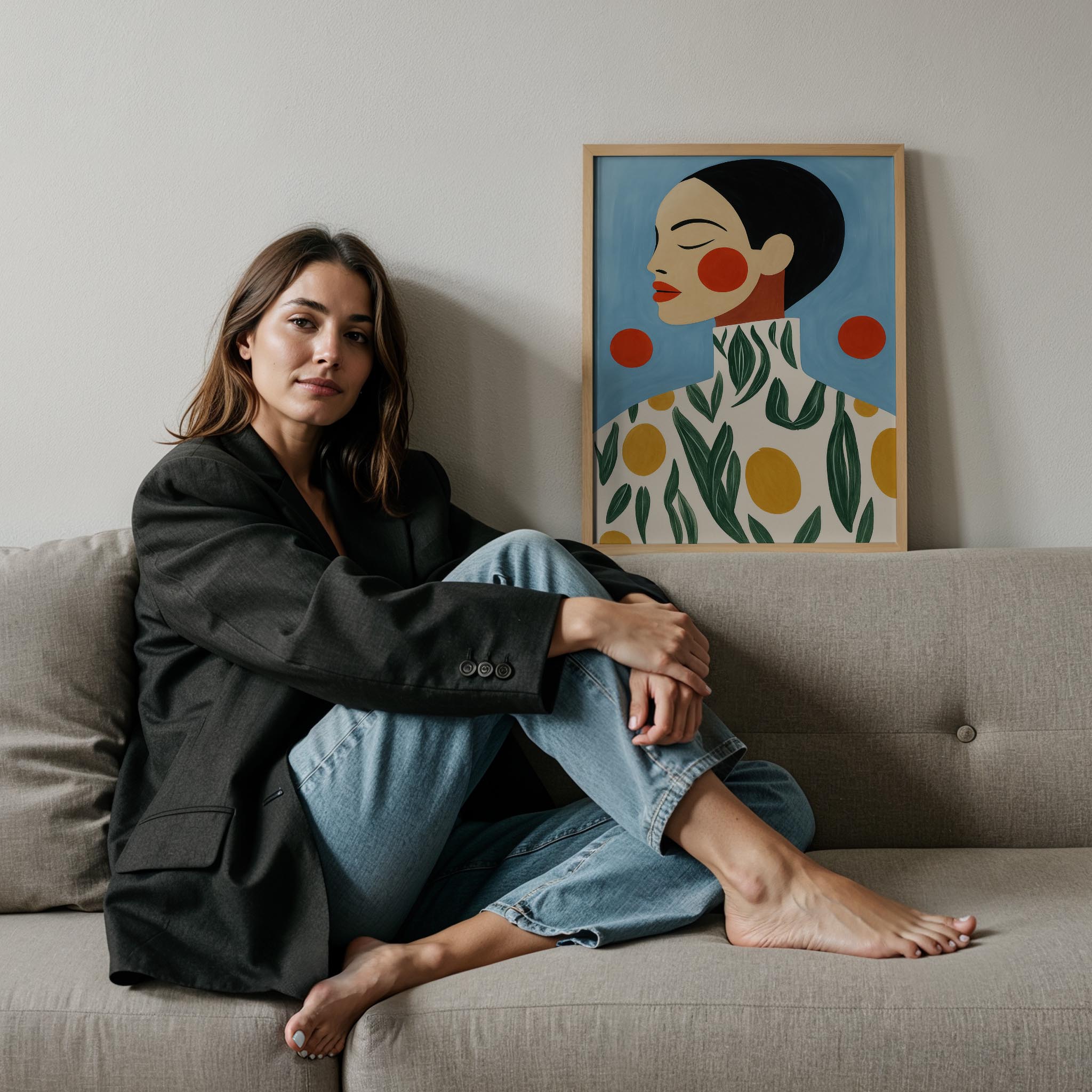 Kadın Portre VII - Fashion Bohem