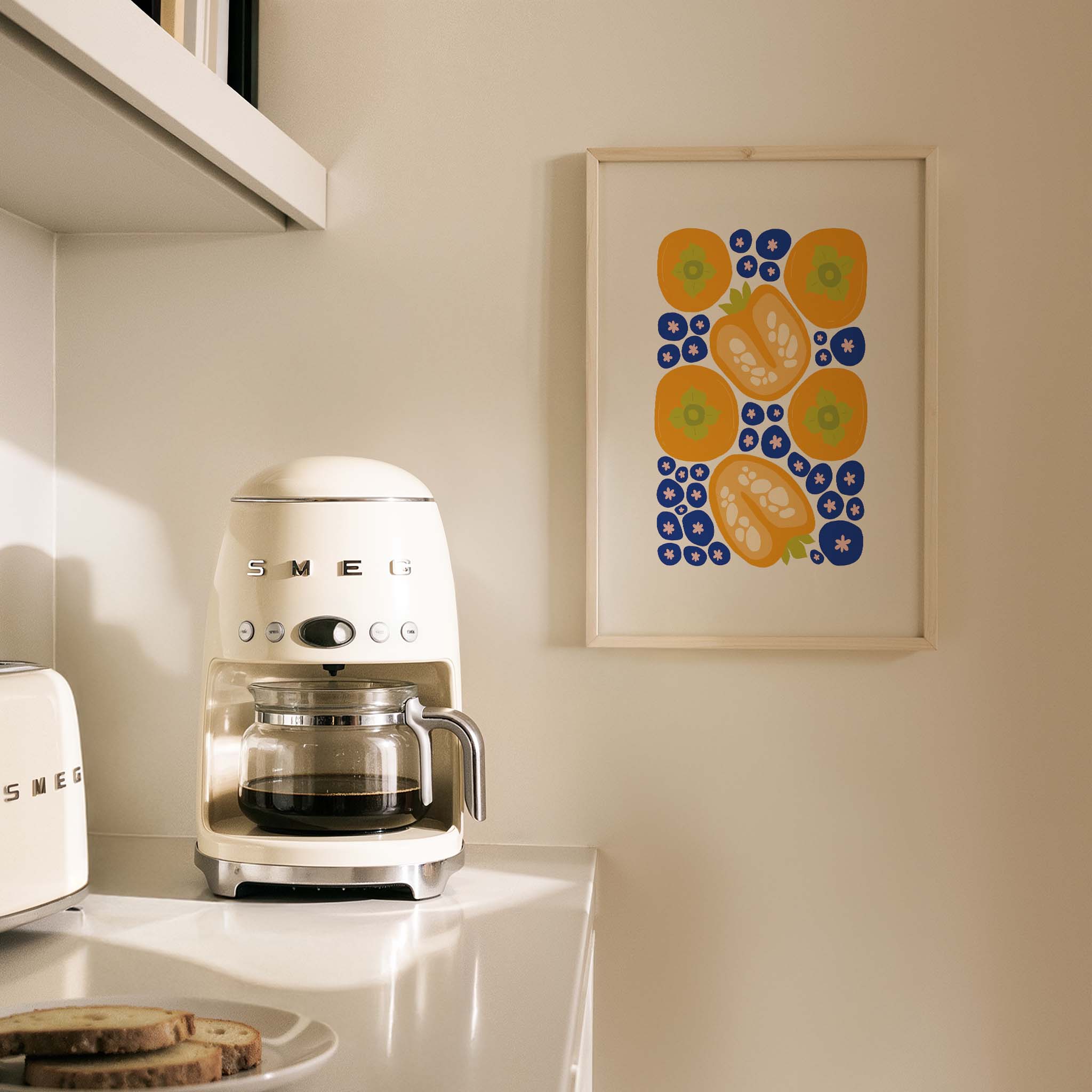 Fruits Market II Meyveler Mutfak Duvar Tablosu