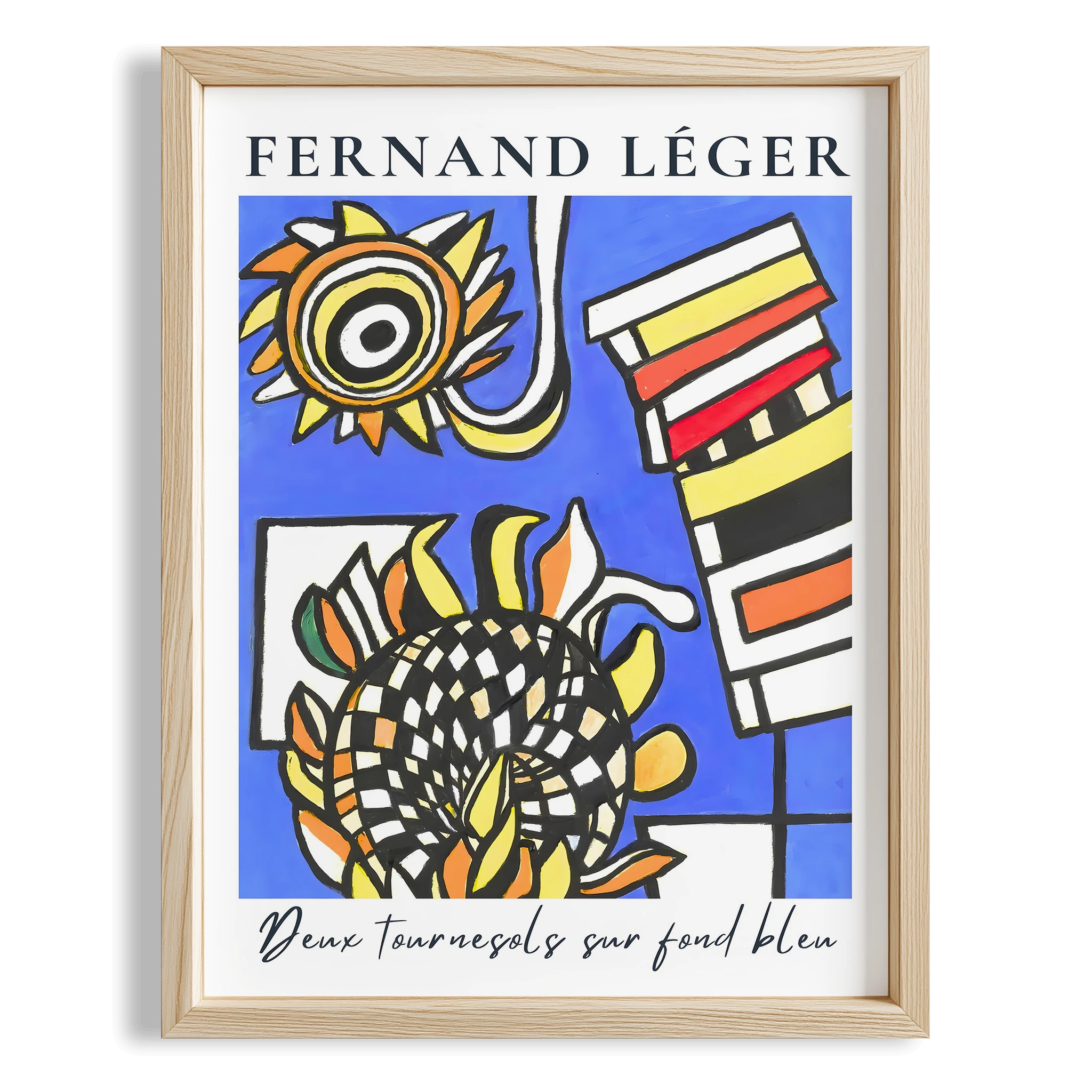 Fernand Leger XIX Duvar Tablosu