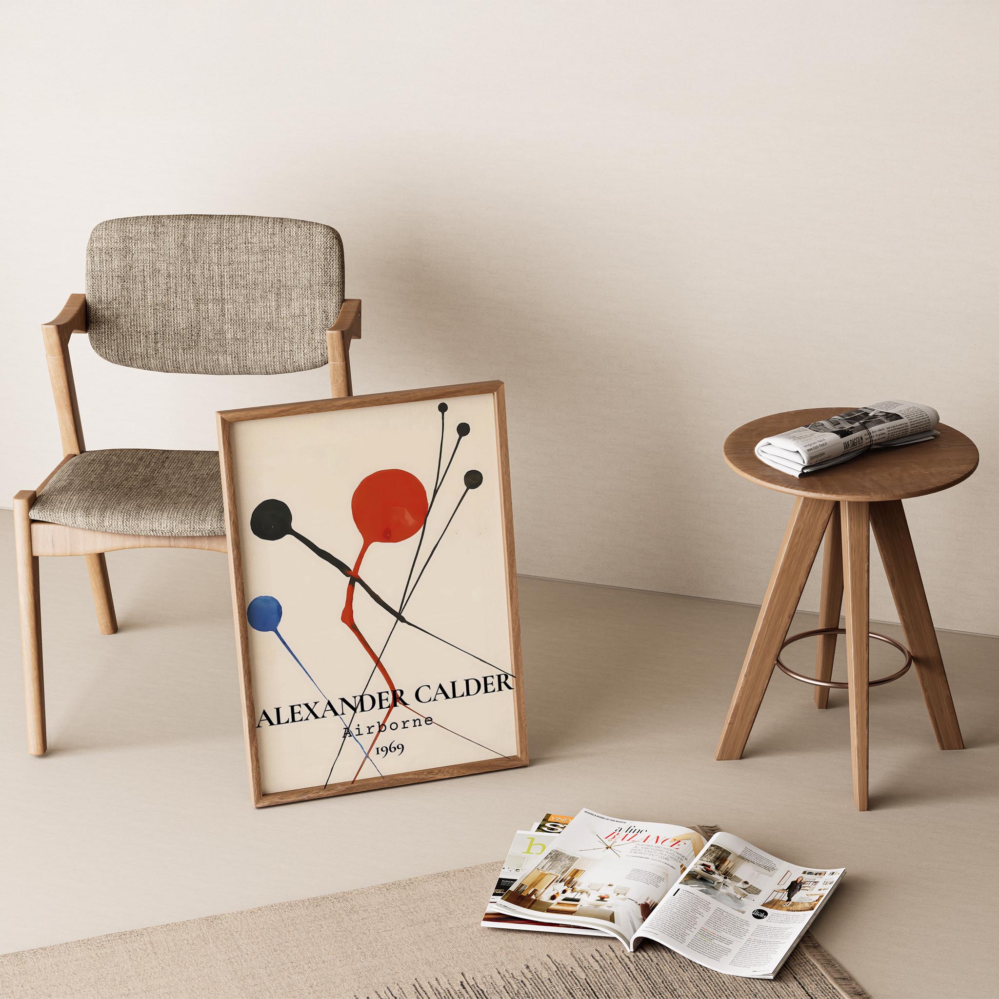 Alexander Sandy Calder XV Duvar Tablosu