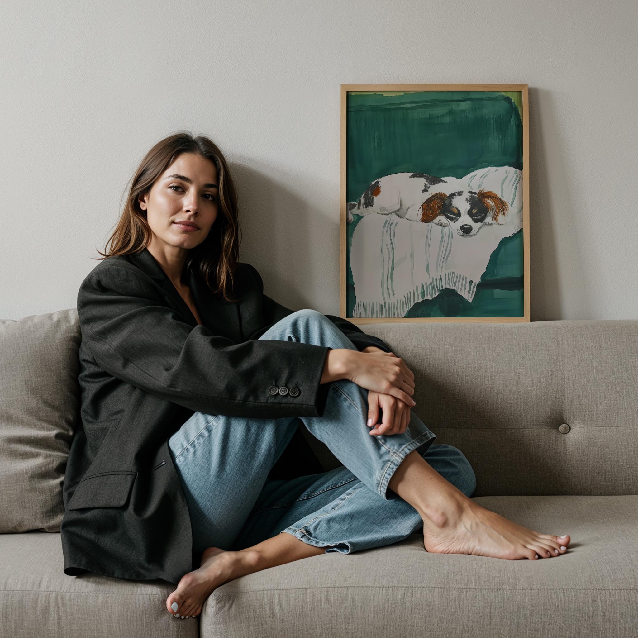 Köpek Portre XII - Cavalier King Charles Spaniel