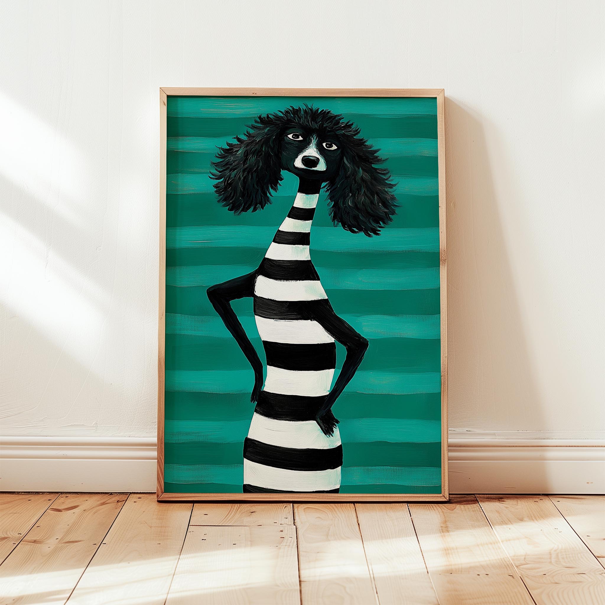 Çizgili Poddle Köpek II - Stil