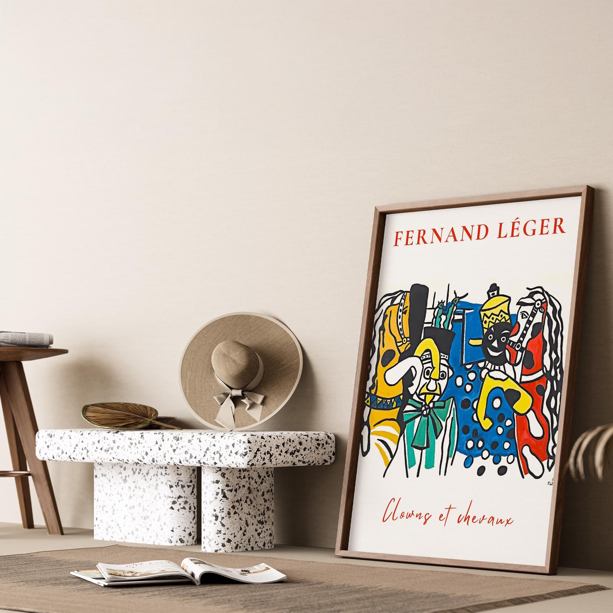 Fernand Leger X Duvar Tablosu