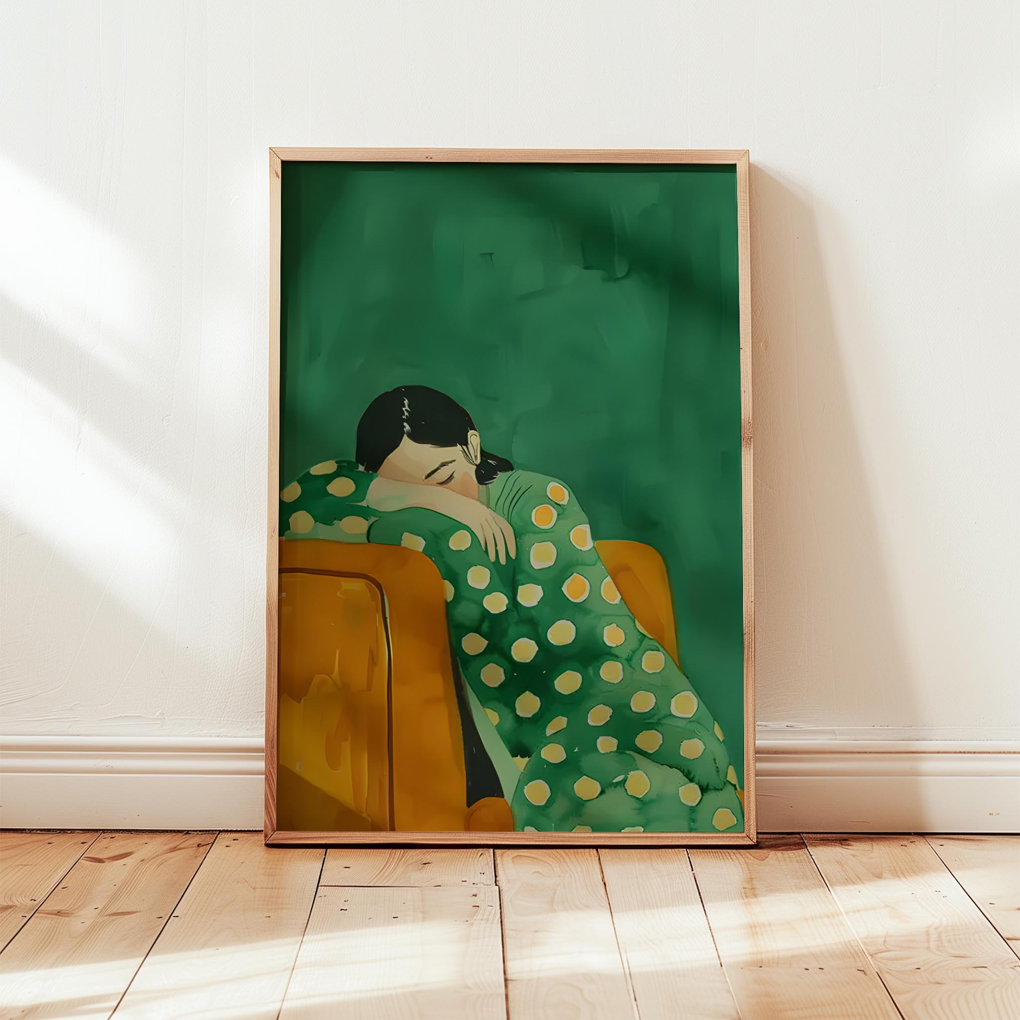 Dinlenme XXXVI - Hardal Koltuk, Yeşil Battaniye