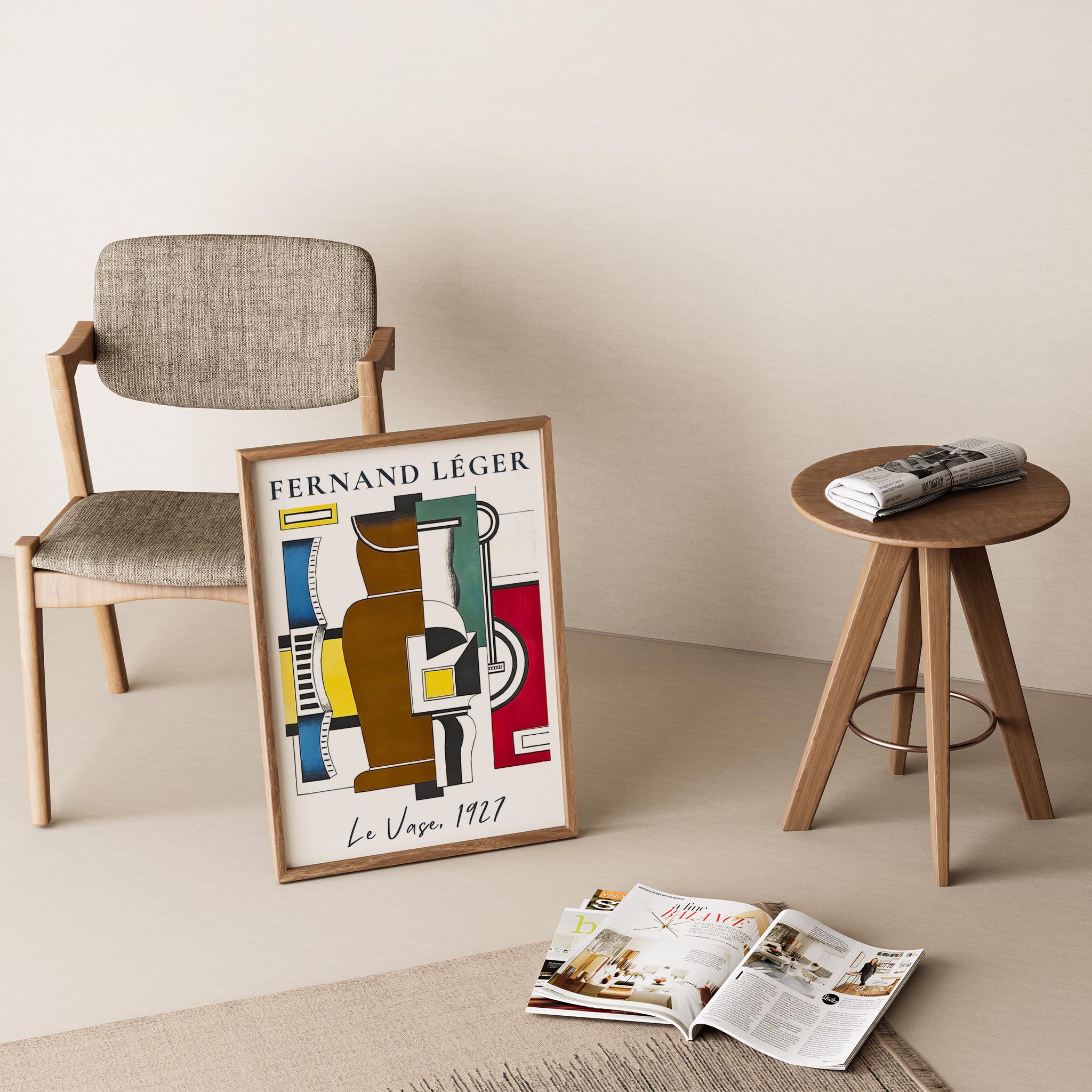 Fernand Leger 34 Duvar Tablosu